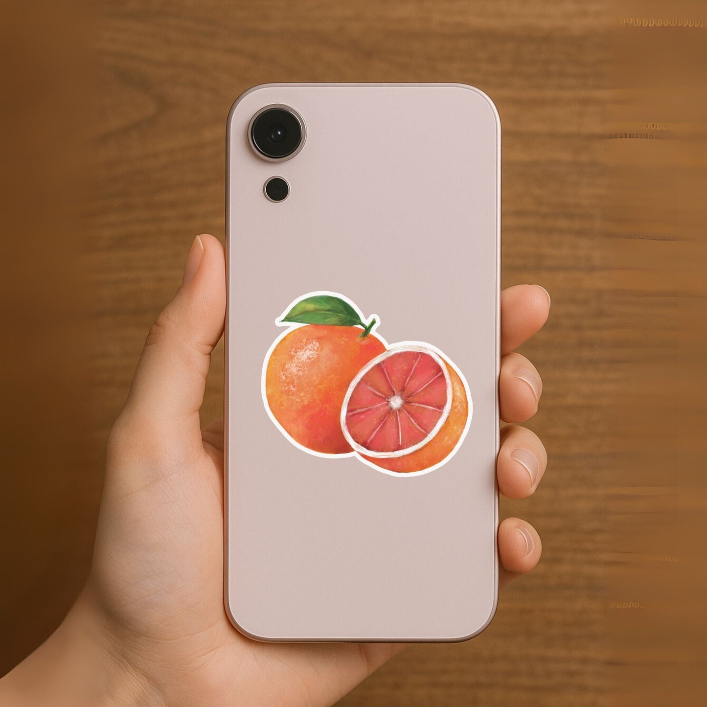 Blood Orange Vinyl Sticker - MerikaArt