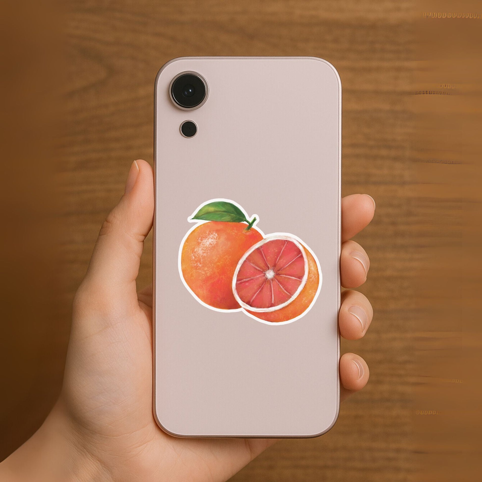 Blood Orange Vinyl Sticker - MerikaArt