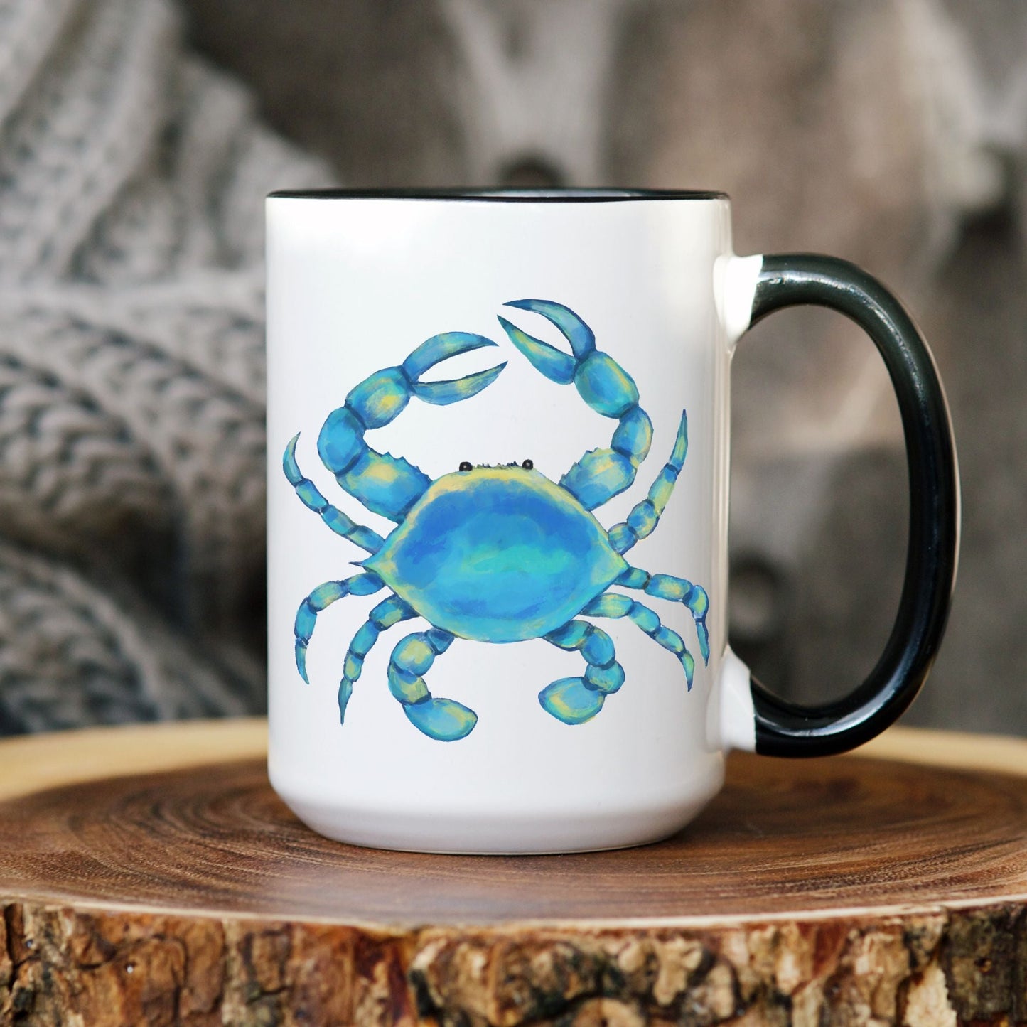 Blue Crab Mug - MerikaArt