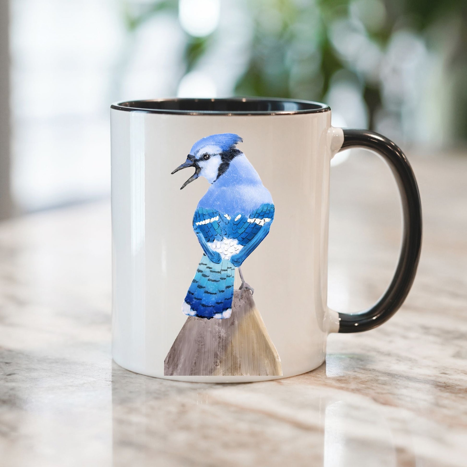 Blue Jay Mug - MerikaArt
