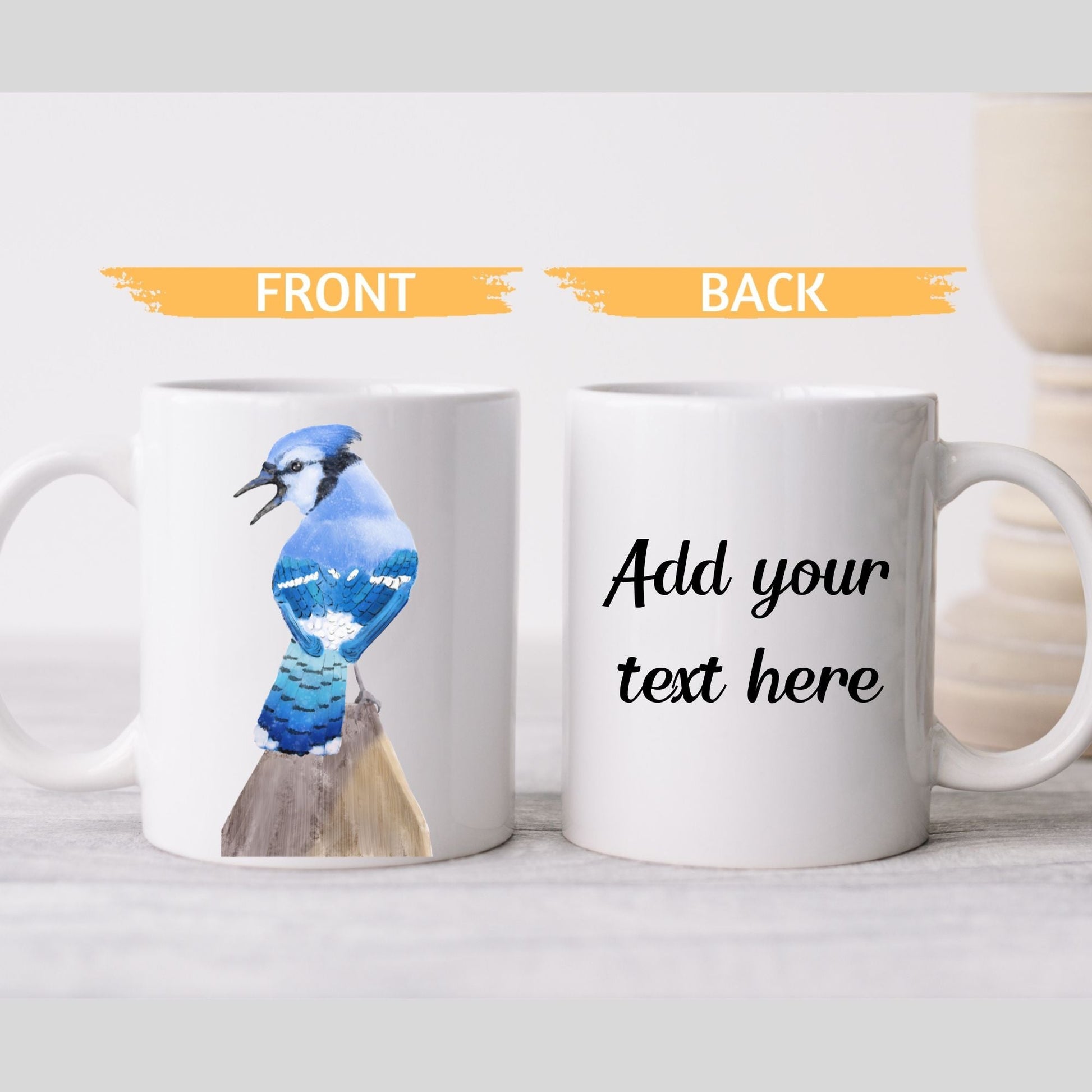 Blue Jay Mug - MerikaArt