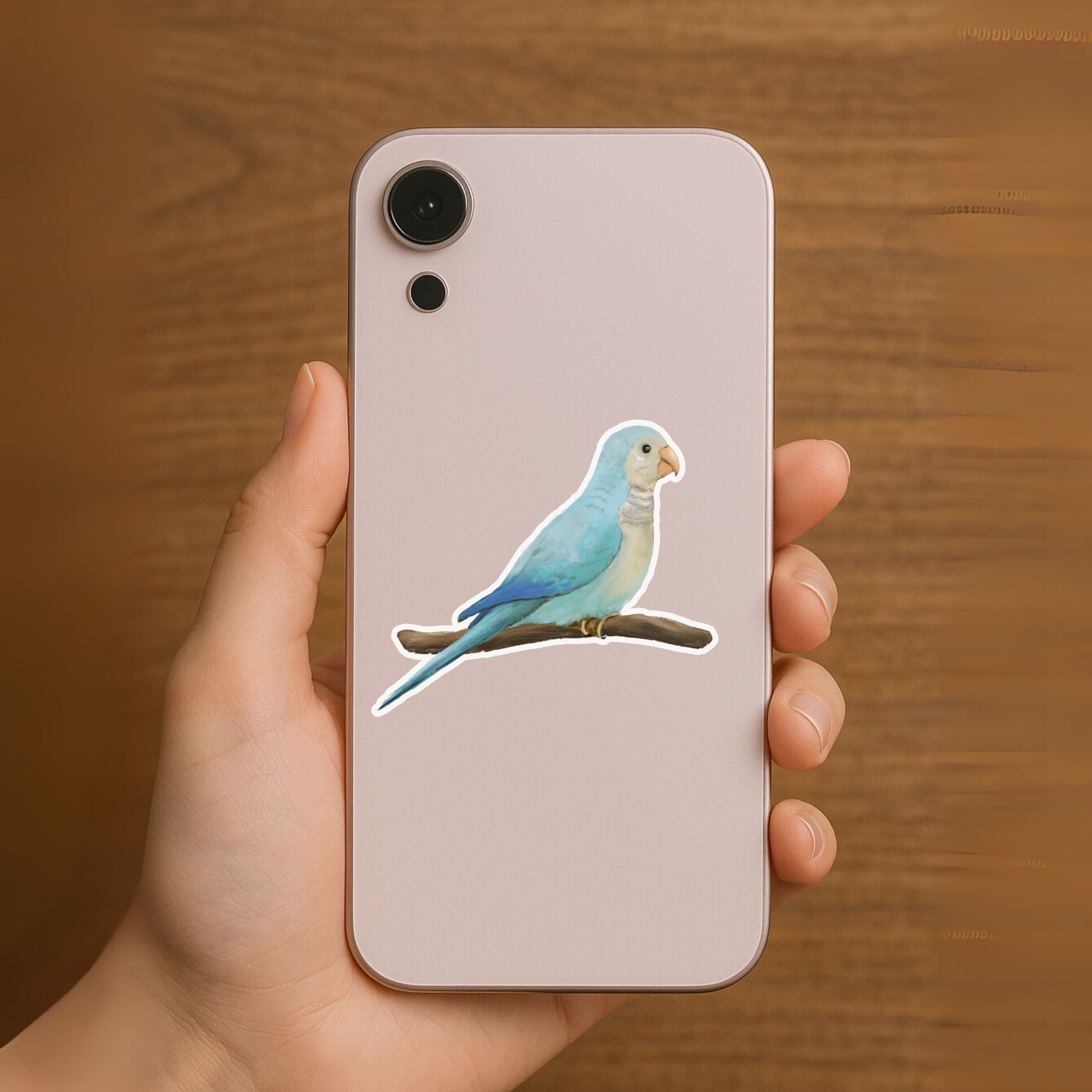 Blue Parakeet Sticker - MerikaArt