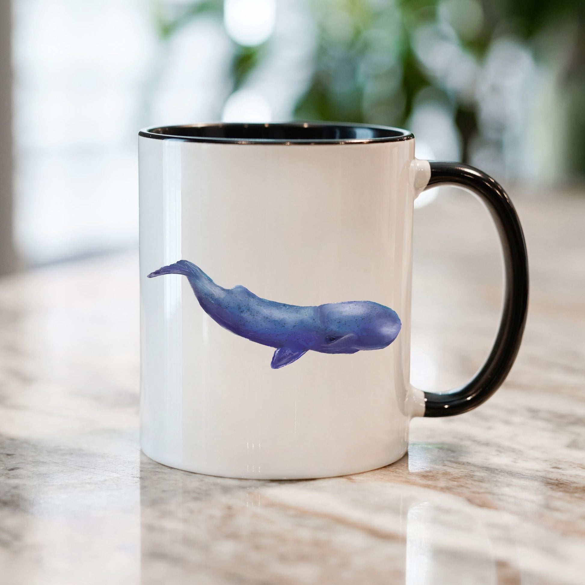 Blue Whale Mug - MerikaArt