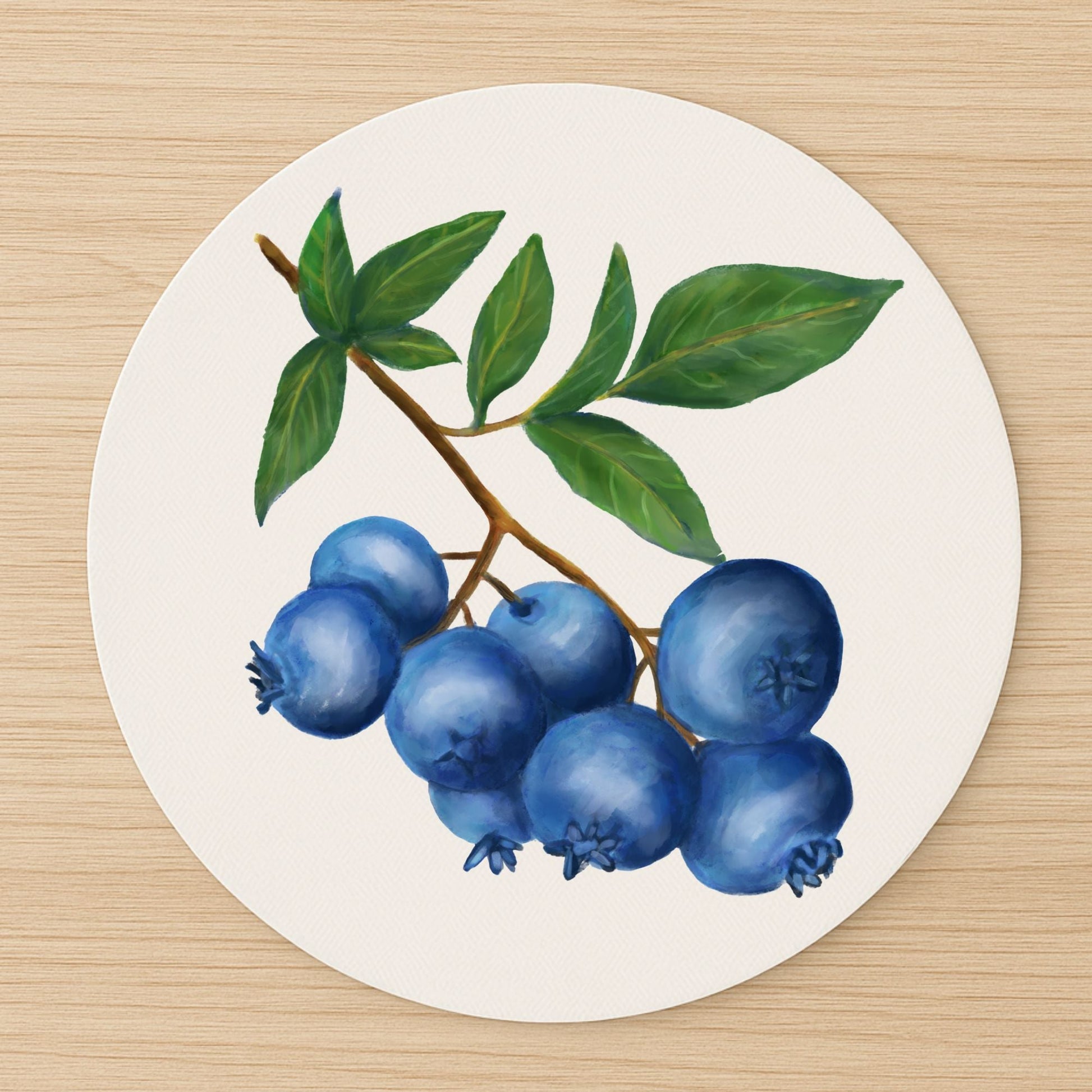Blueberry Mousepad - MerikaArt