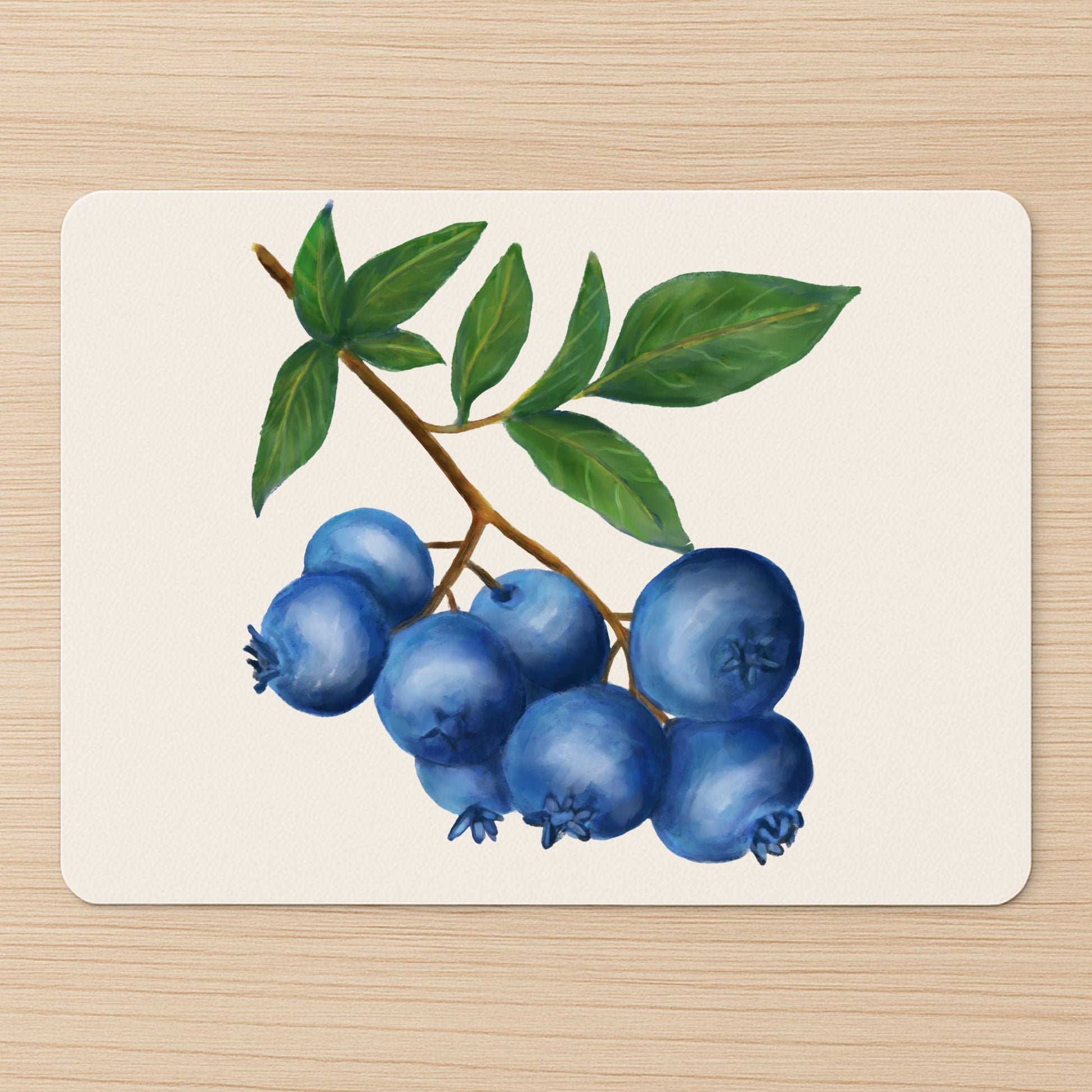 Blueberry Mousepad - MerikaArt