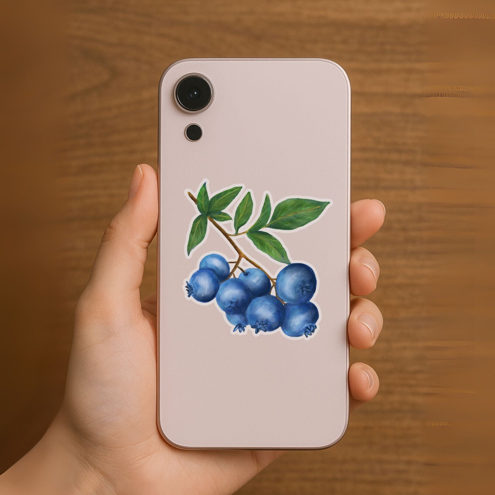Blueberry Vinyl Sticker - MerikaArt