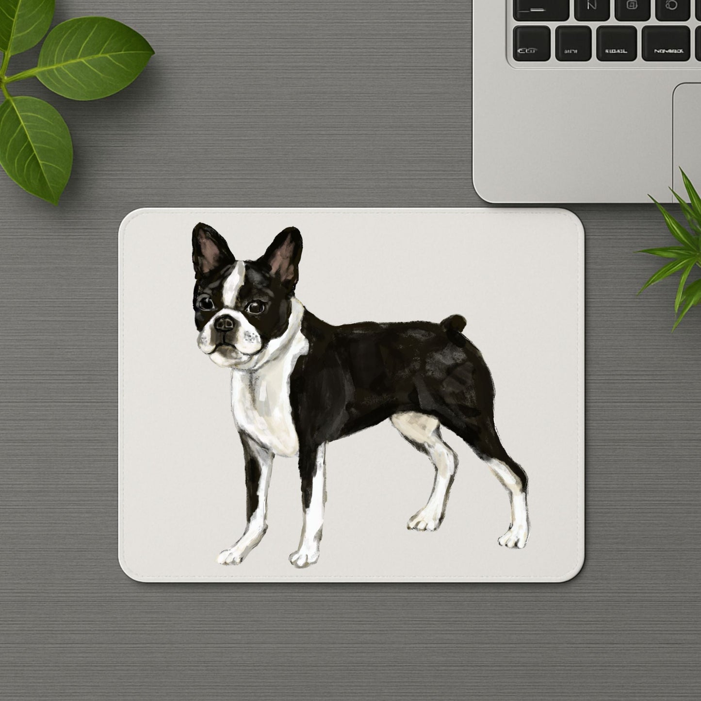 Boston Terrier Mousepad - MerikaArt