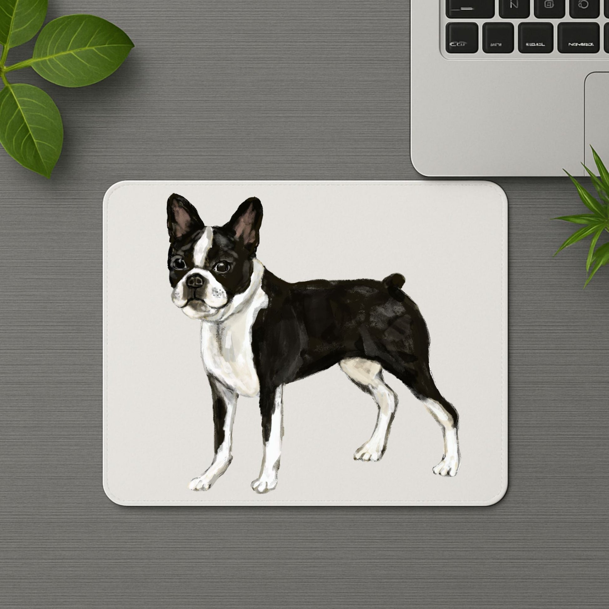 Boston Terrier Mousepad - MerikaArt