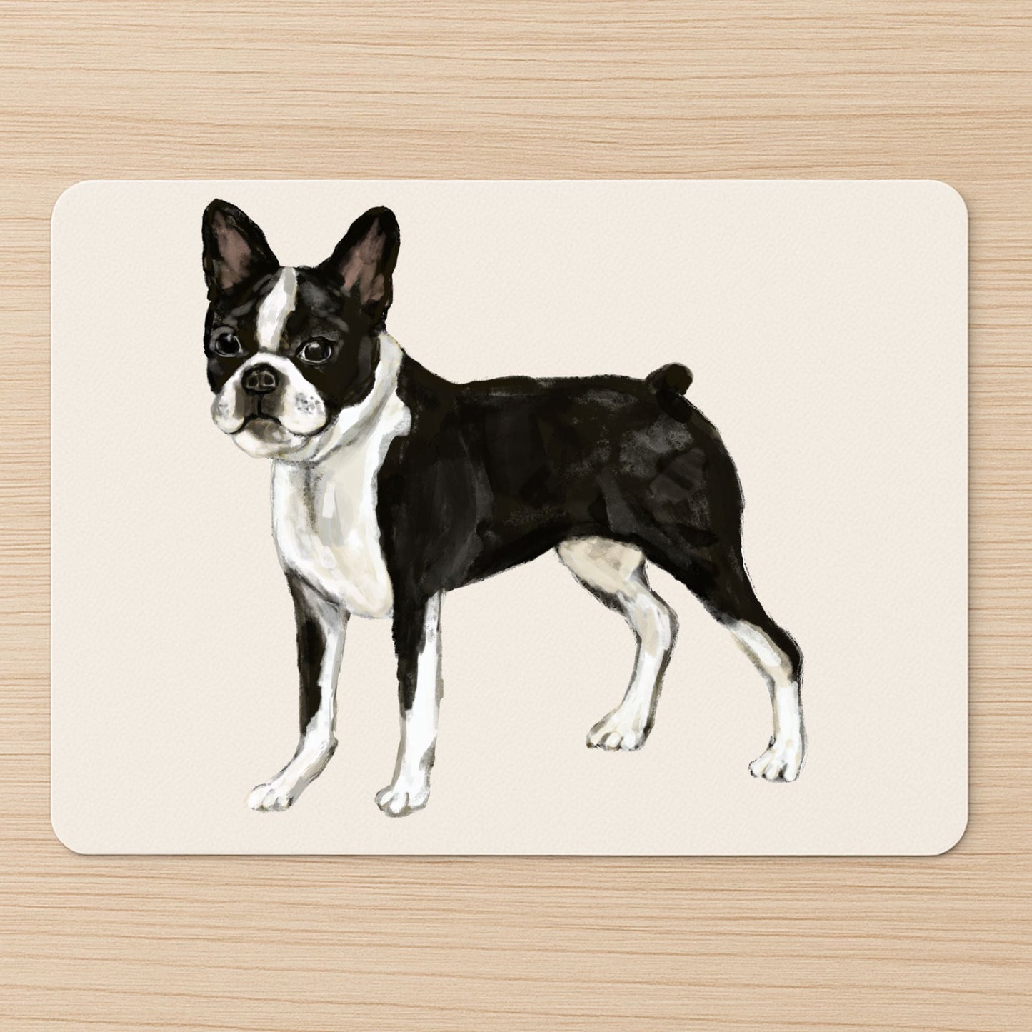 Boston Terrier Mousepad - MerikaArt