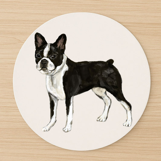 Boston Terrier Mousepad - MerikaArt