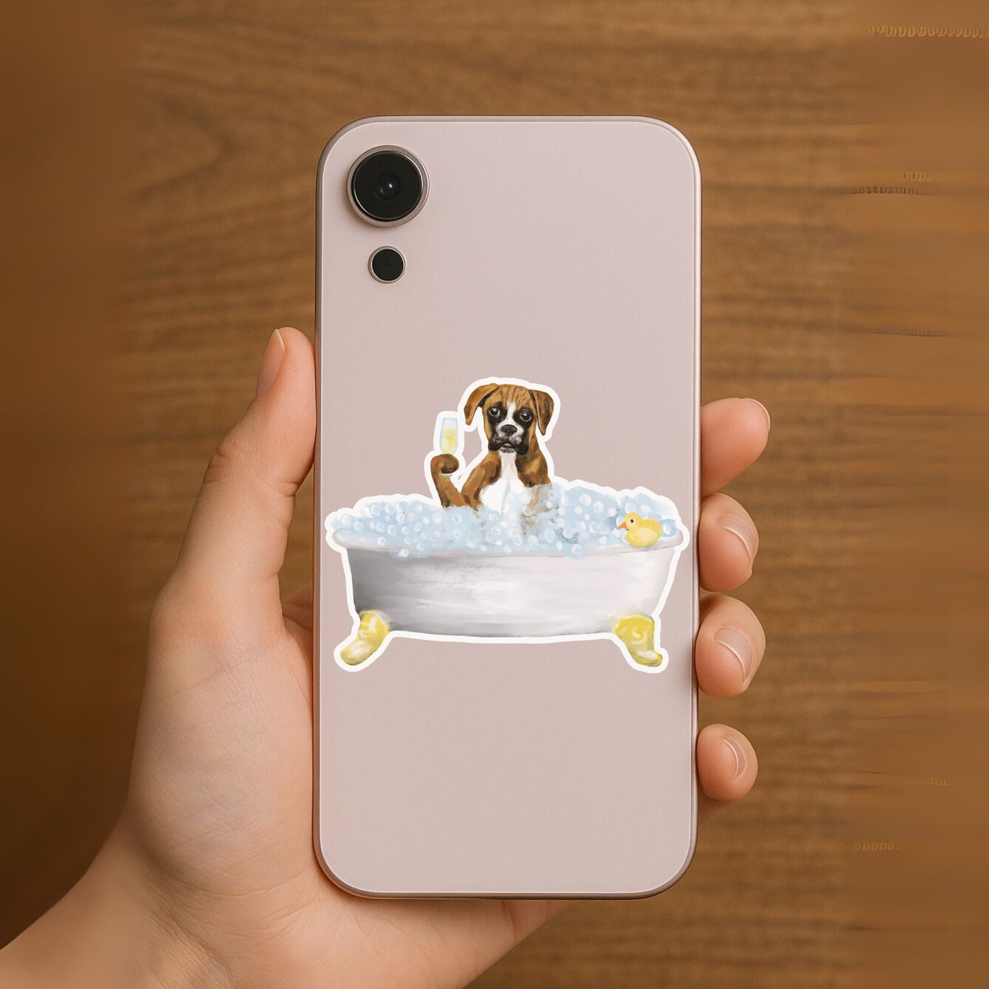 Boxer Dog Vinyl Sticker - MerikaArt