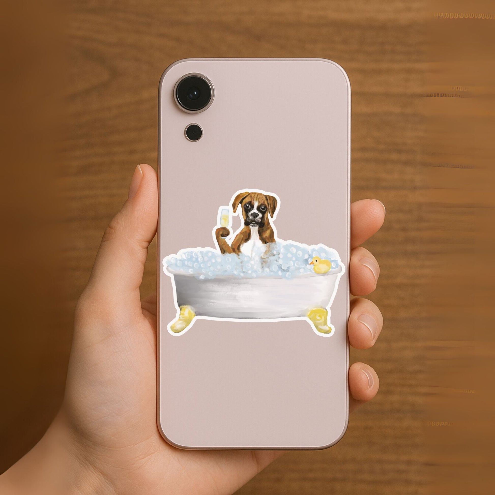 Boxer Dog Vinyl Sticker - MerikaArt