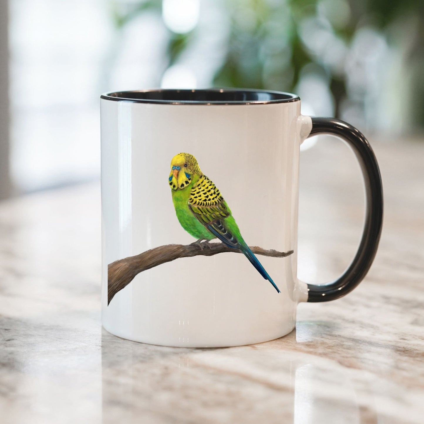 Budgerigar Mug - MerikaArt