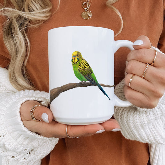 Budgerigar Mug - MerikaArt