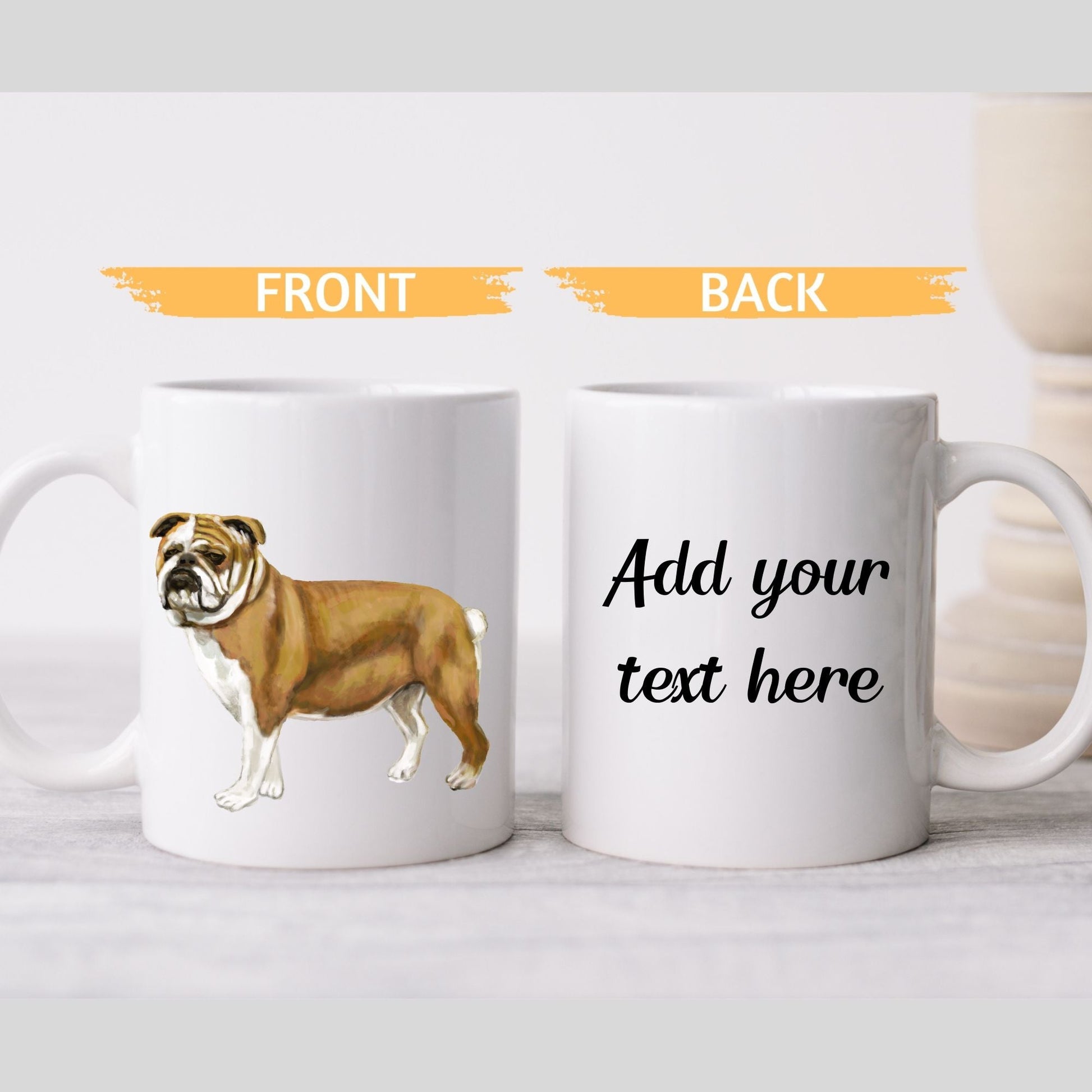 Bulldog Mug - MerikaArt