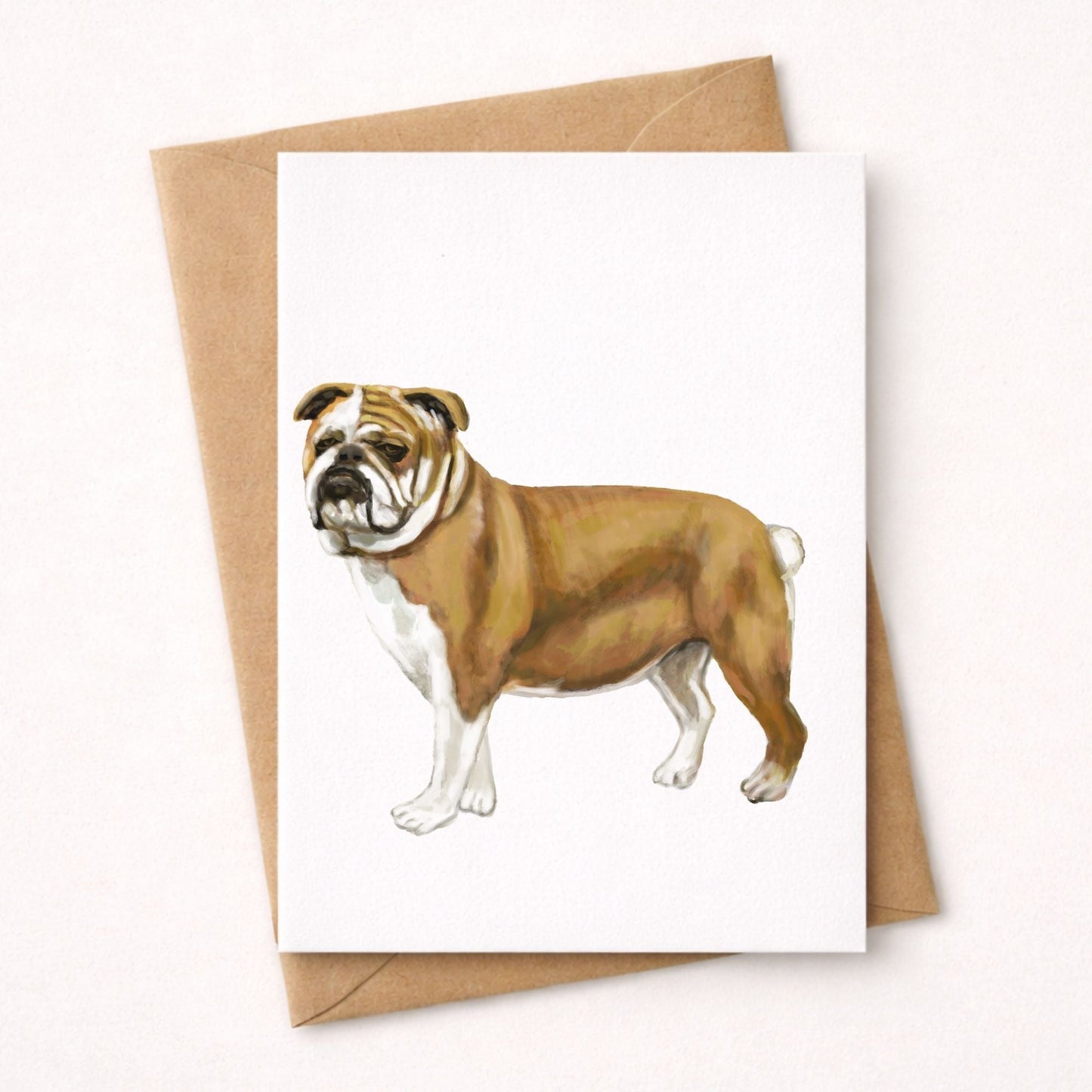 Bulldog Postcard - MerikaArt