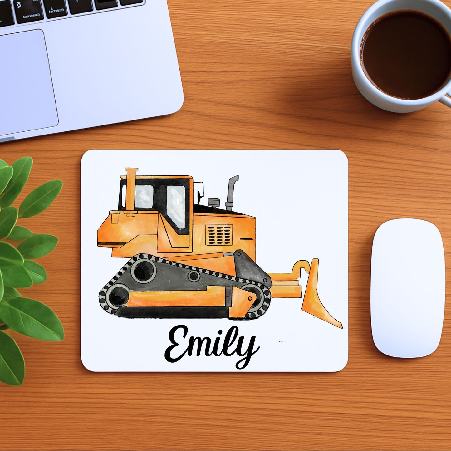 Bulldozer Mousepad - MerikaArt