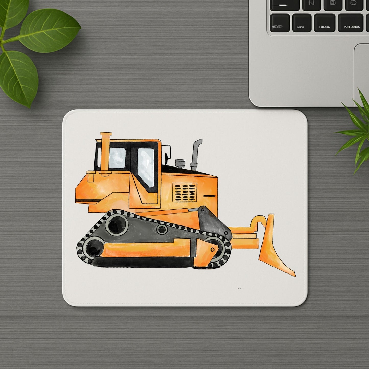 Bulldozer Mousepad - MerikaArt