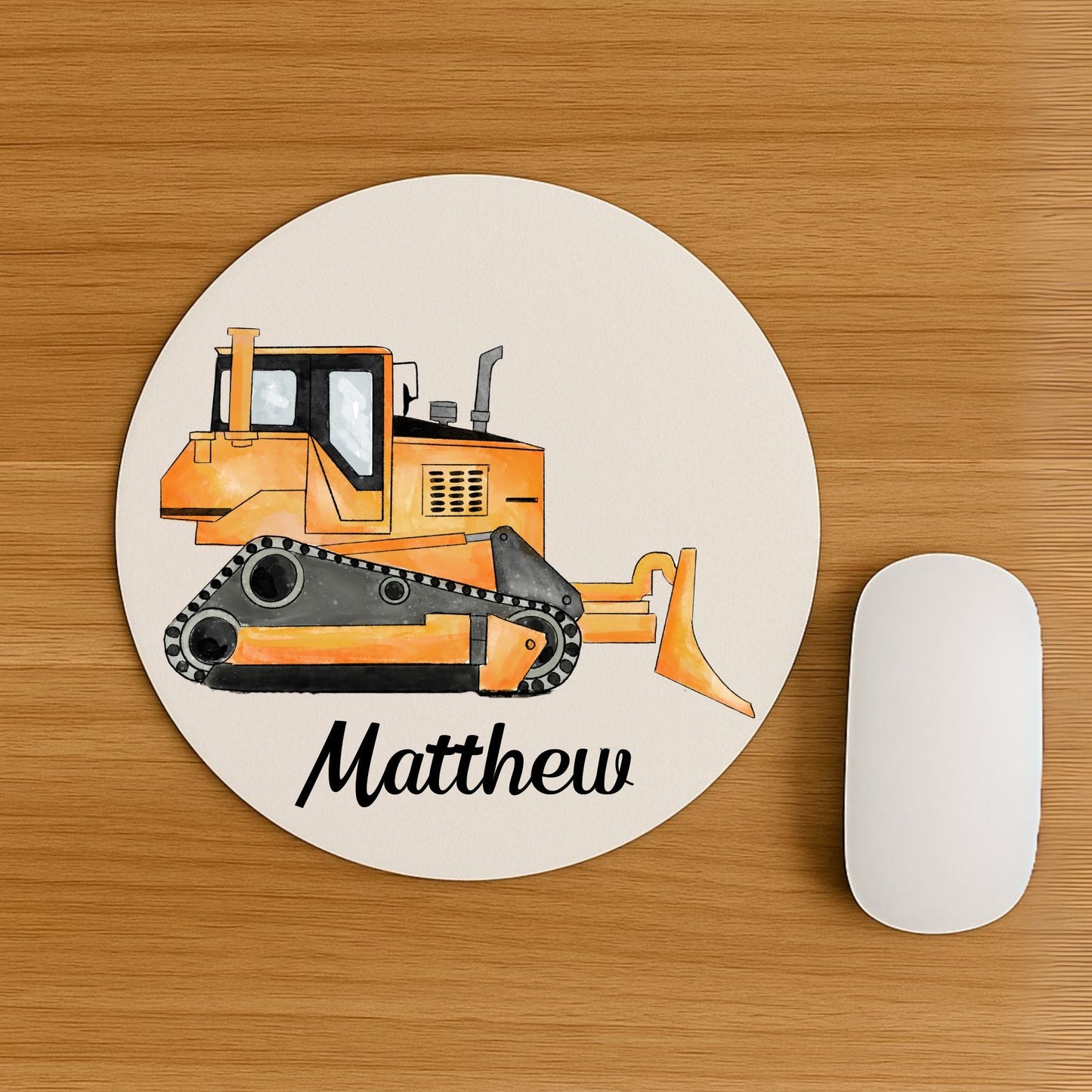 Bulldozer Mousepad - MerikaArt