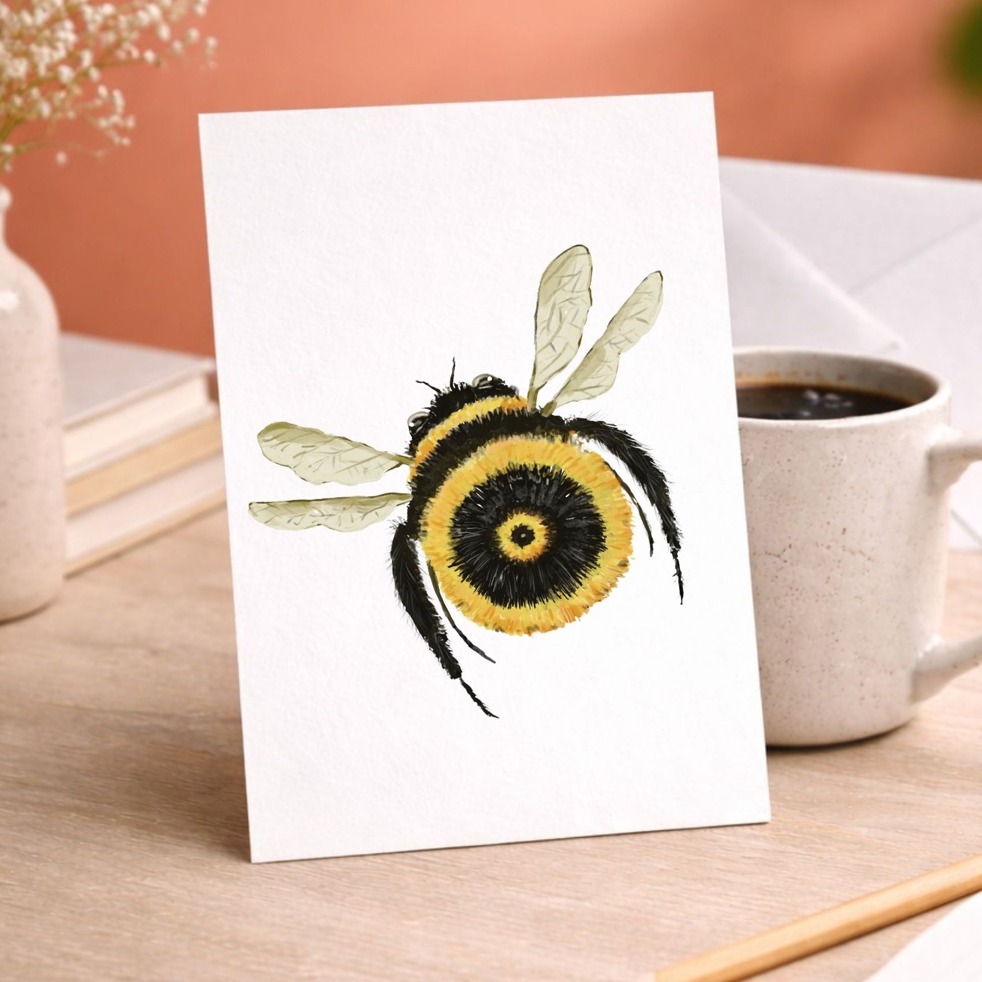 Bumblebee Postcard - MerikaArt