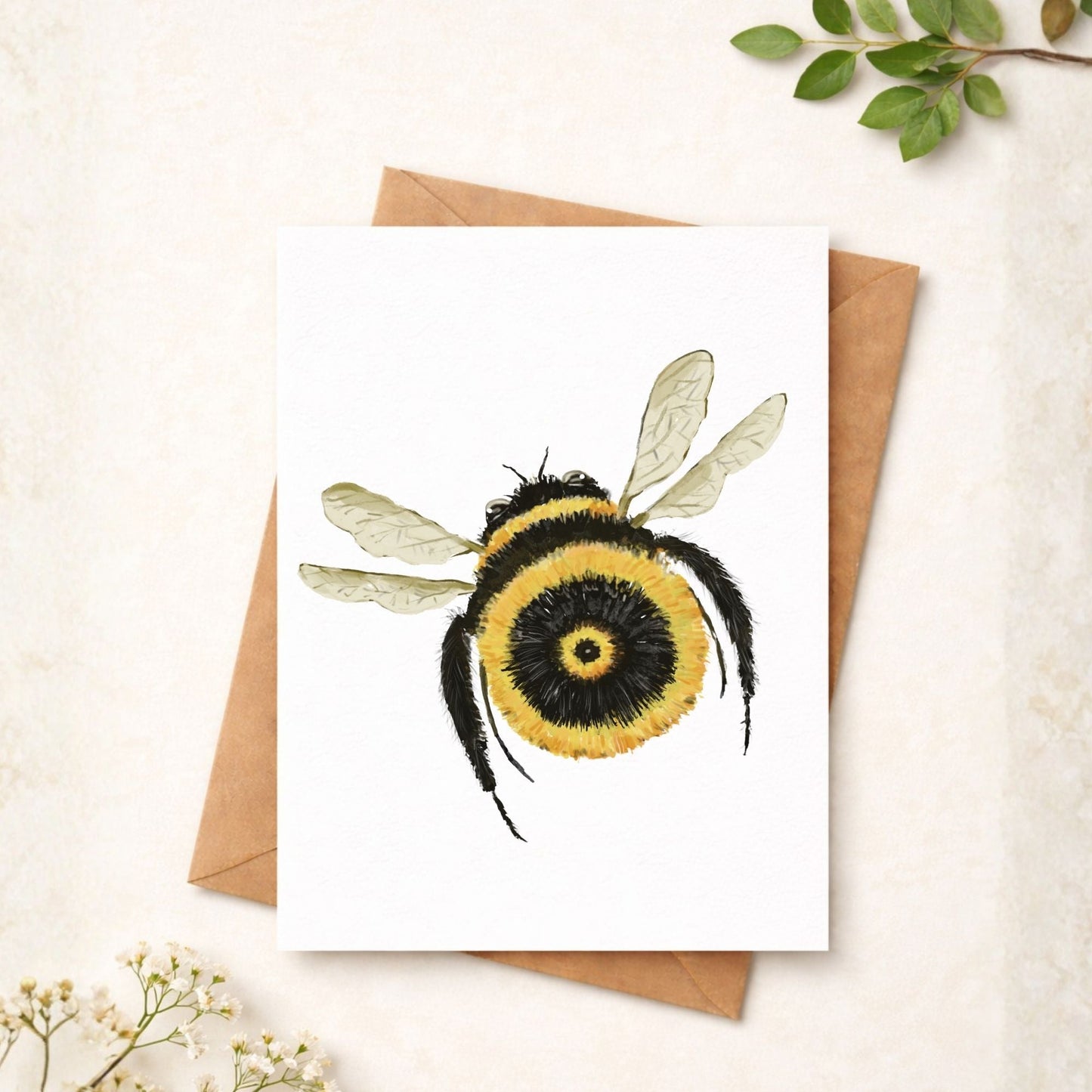 Bumblebee Postcard - MerikaArt
