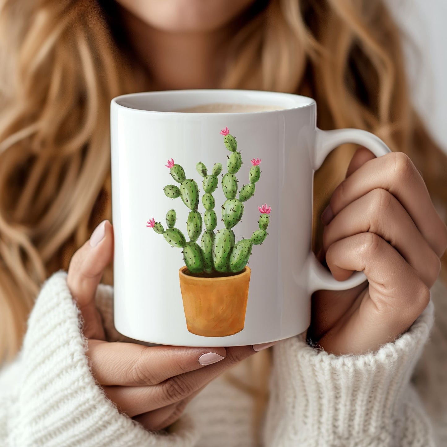 Cactus Mug - MerikaArt