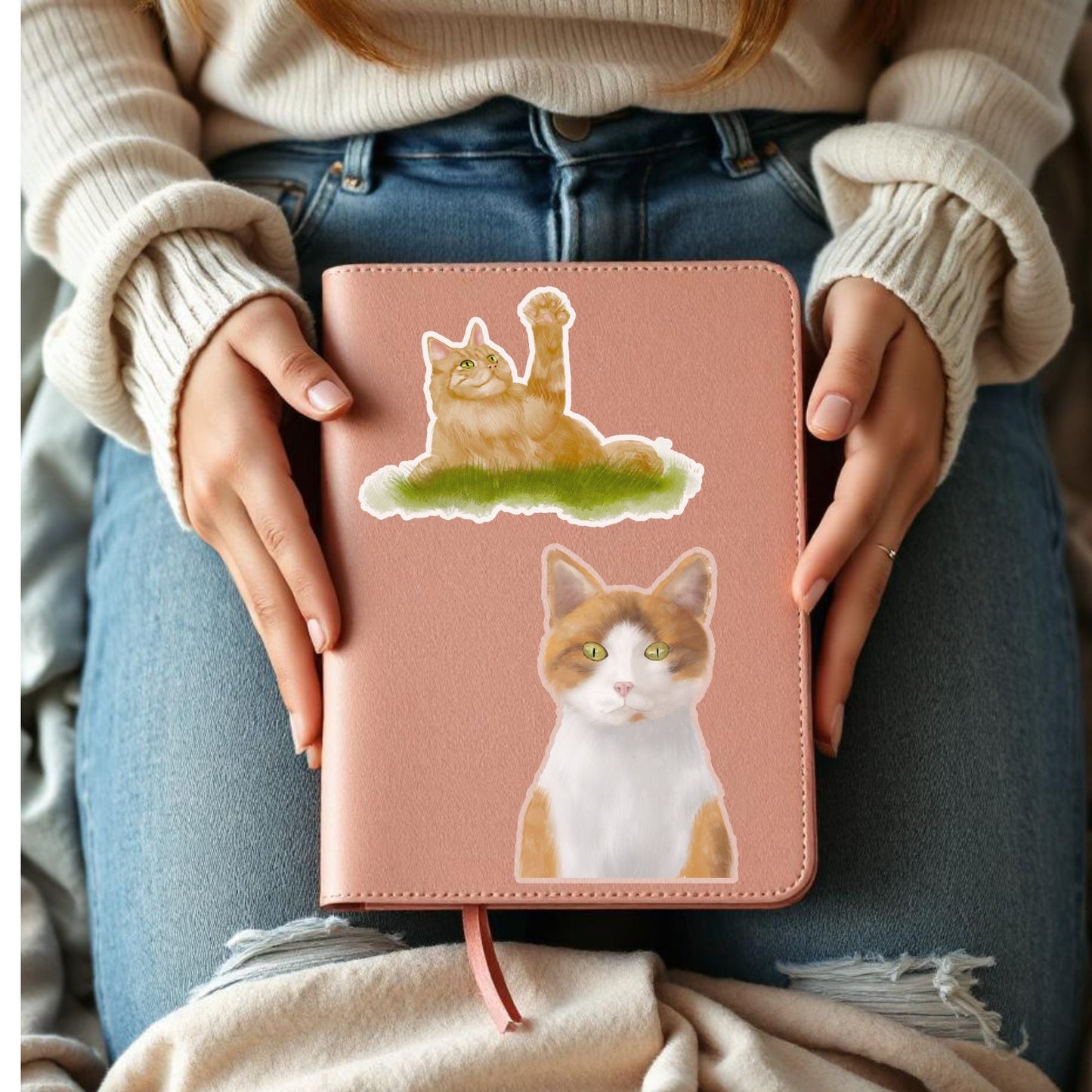 Calico Cat Sticker - MerikaArt