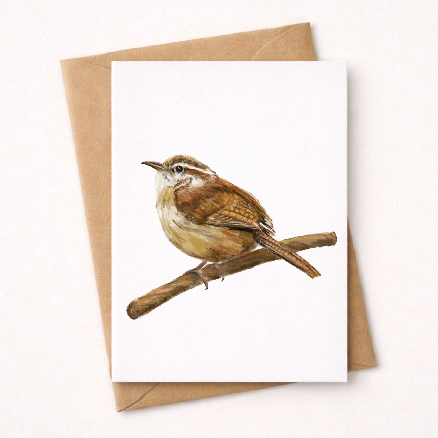 Carolina Wren Postcard - MerikaArt