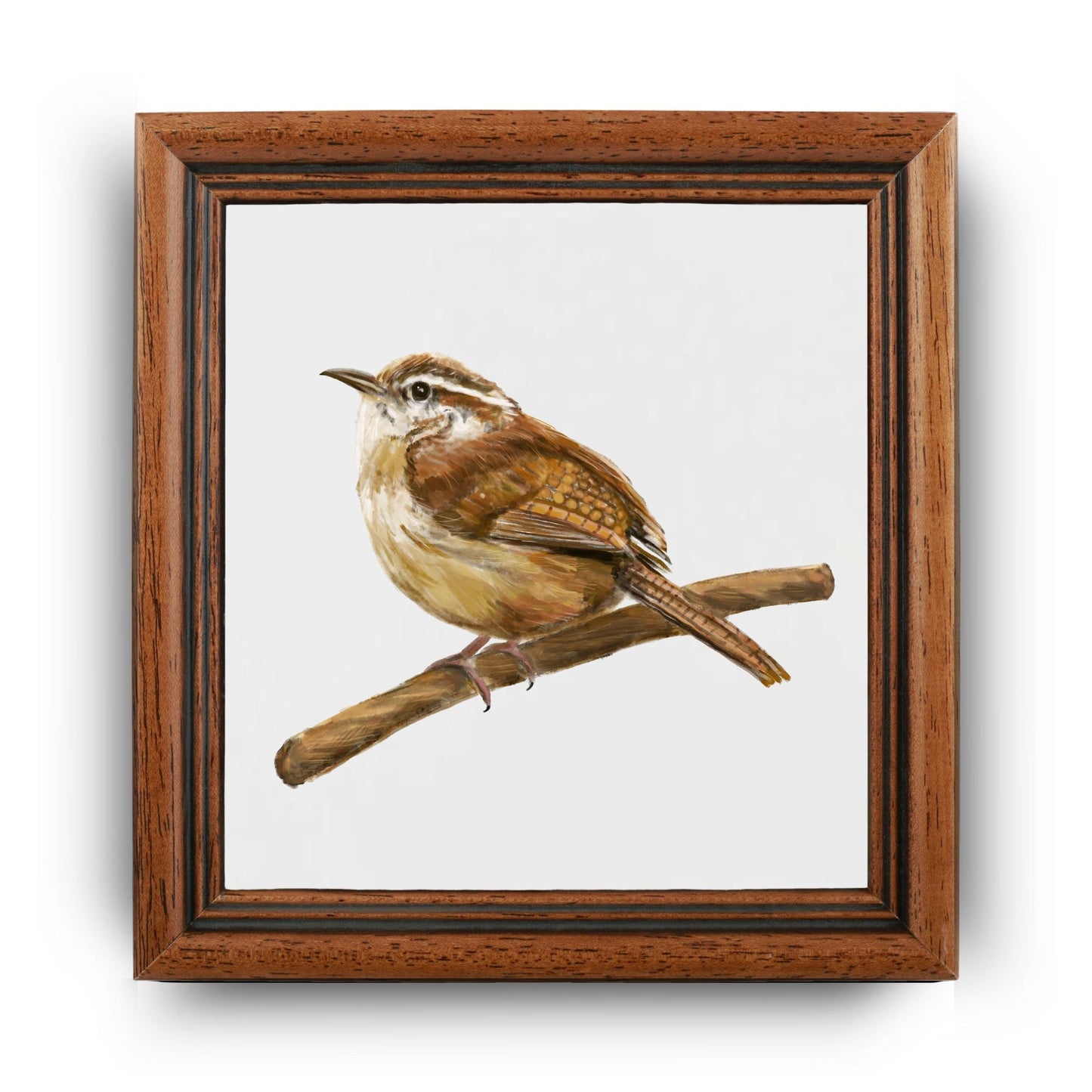 Caroline Wren Ceramic Tile - MerikaArt