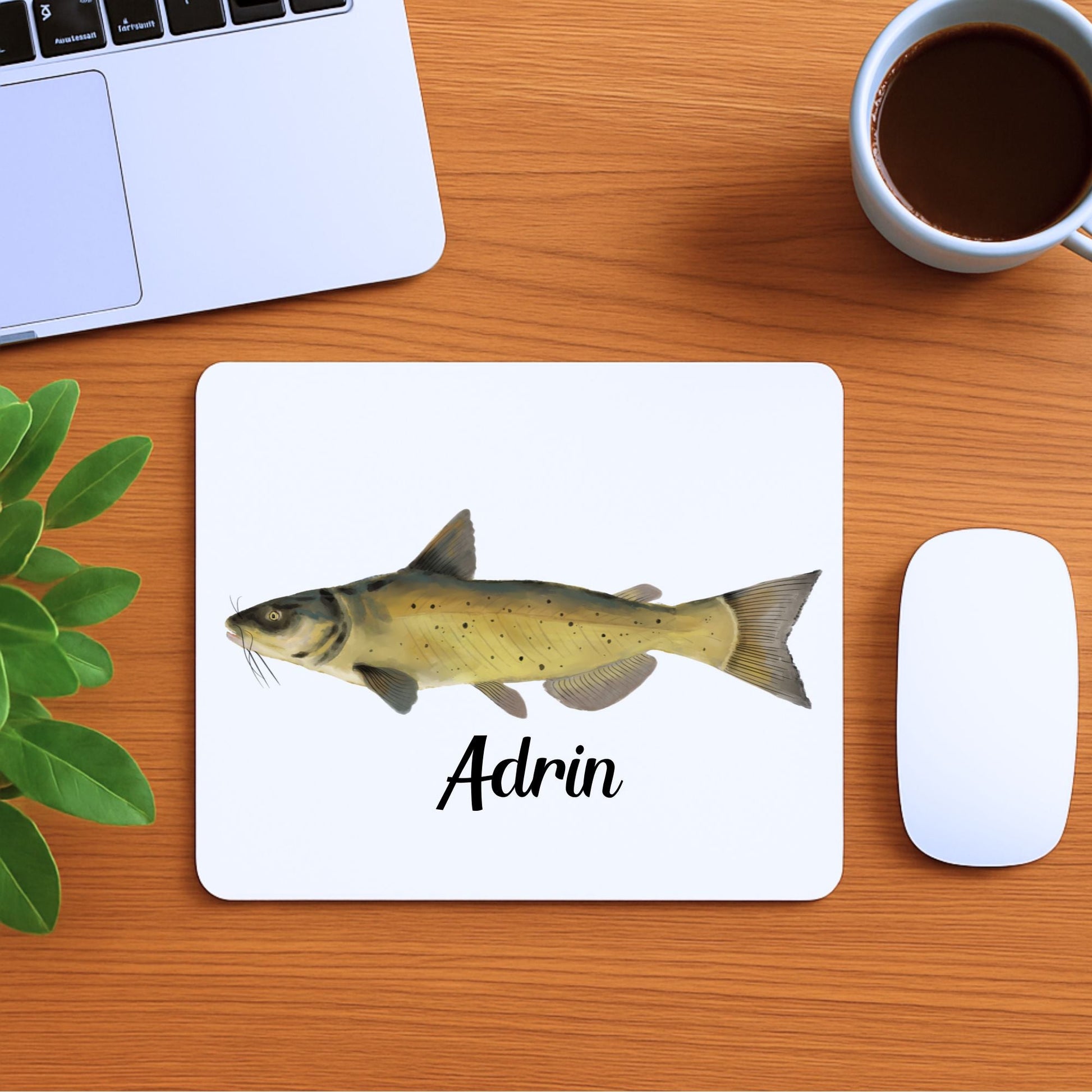 Catfish Mousepad - MerikaArt