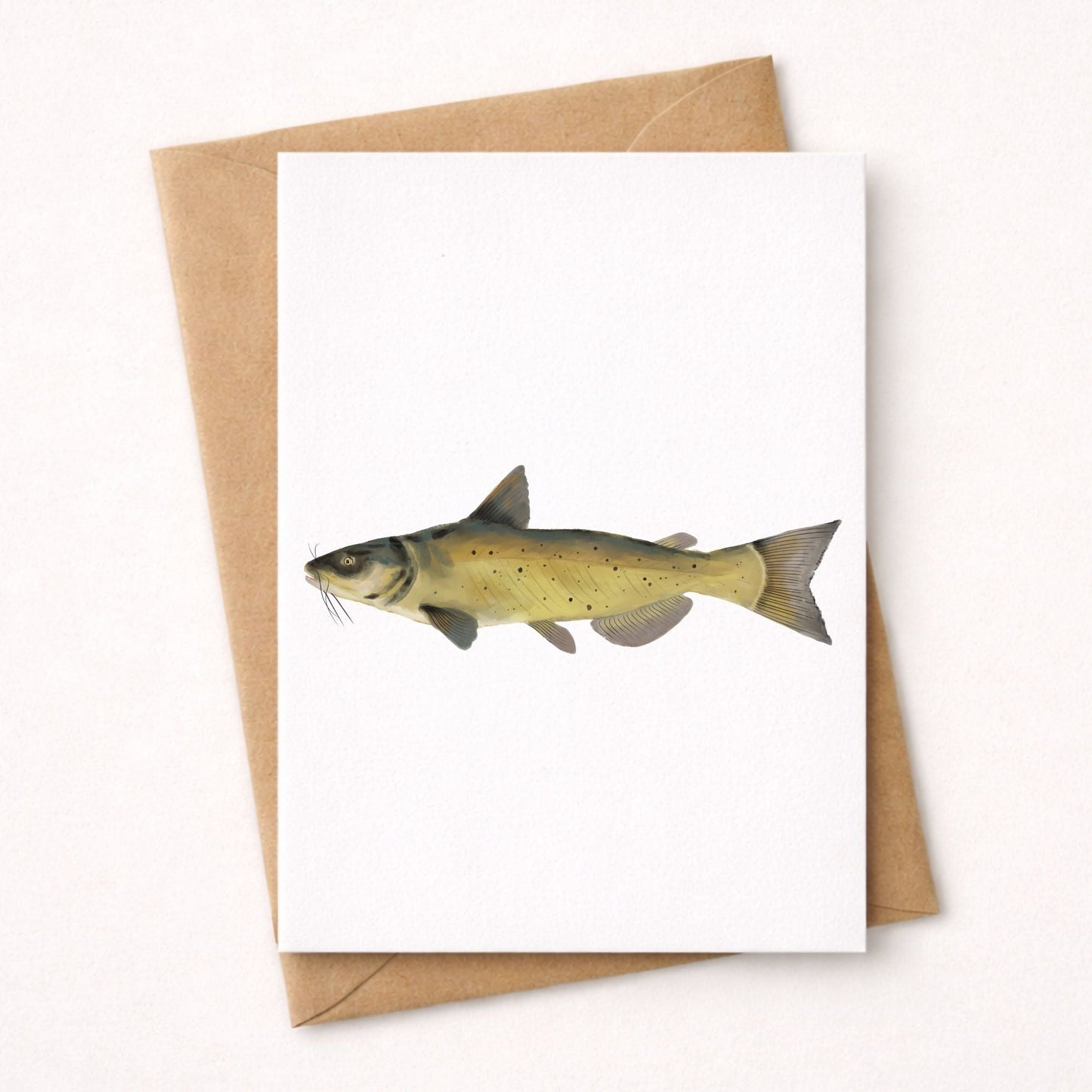 Catfish Postcard - MerikaArt