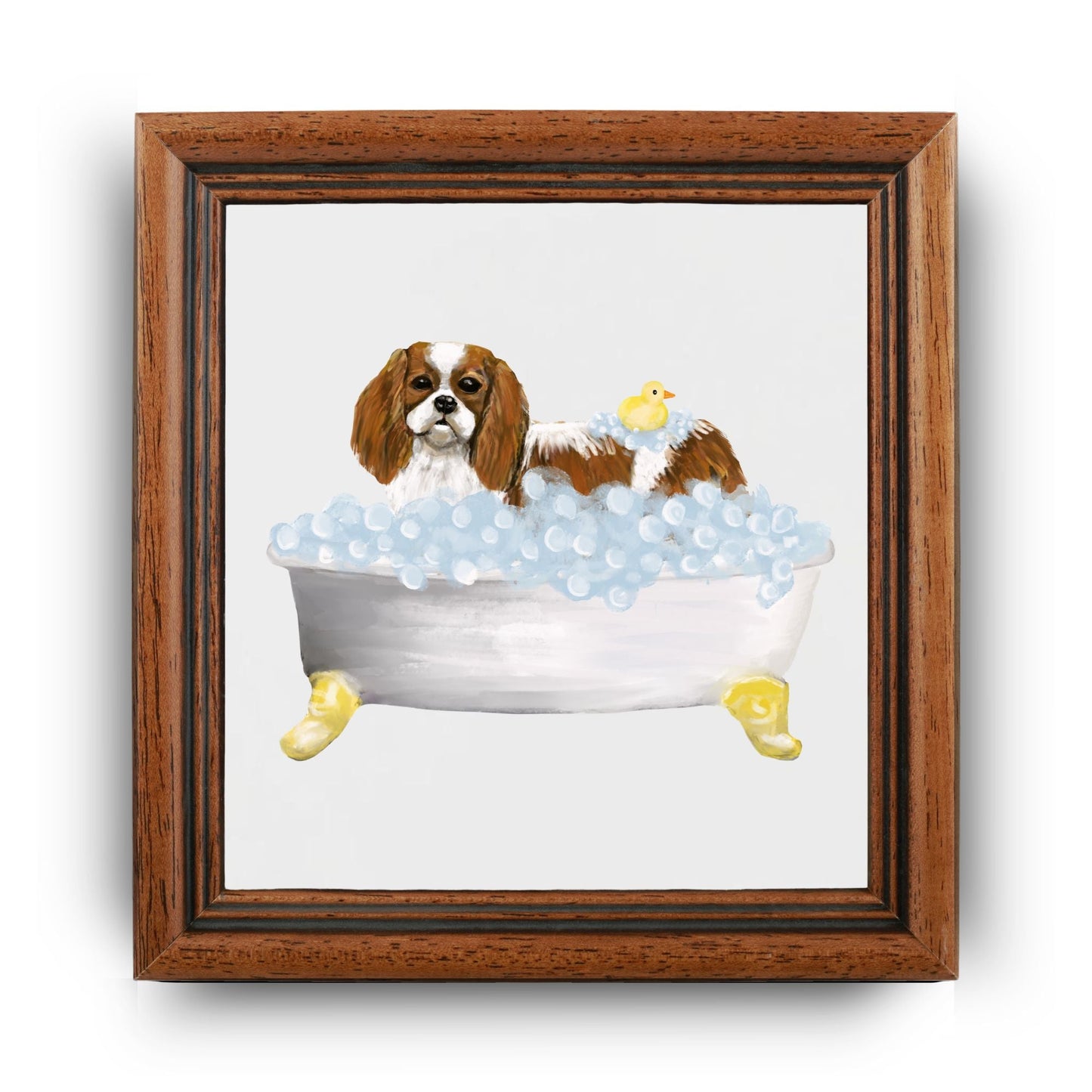 Cavalier King Charles Spaniel Ceramic Tile - MerikaArt