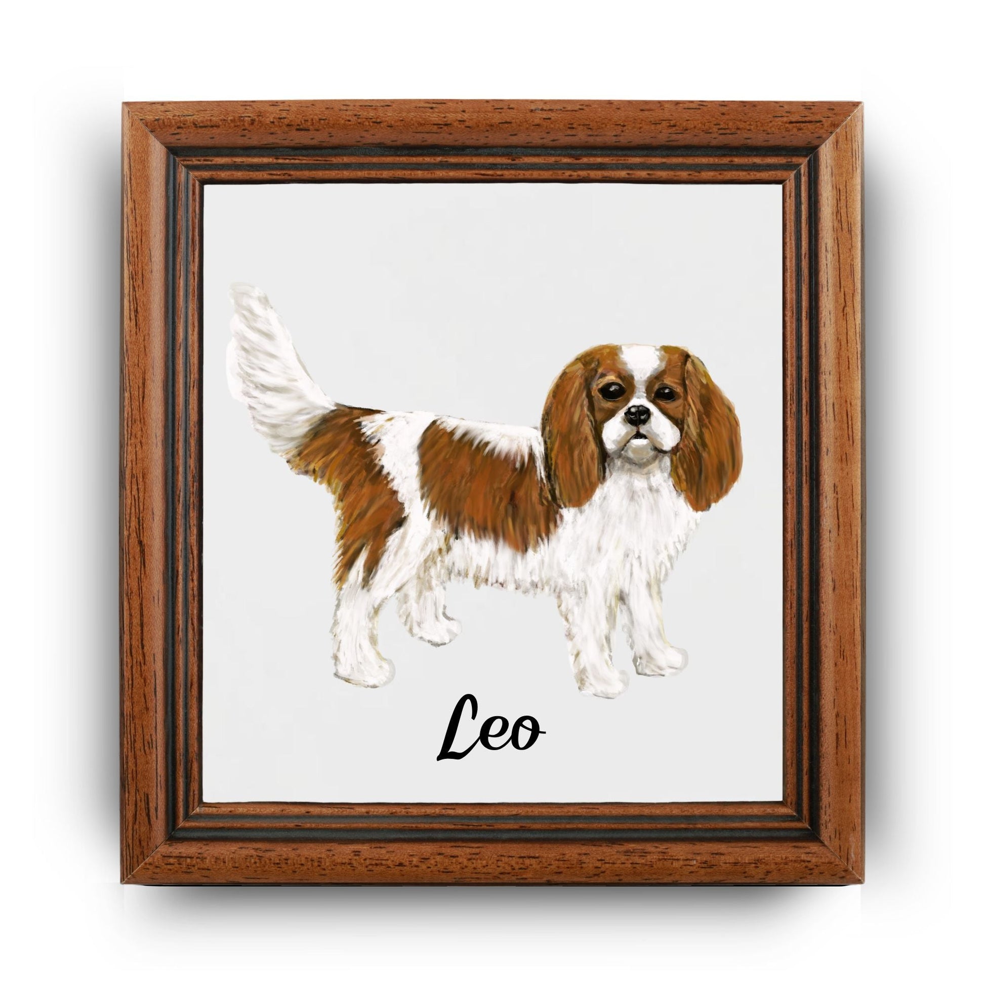 Cavalier King Charles Spaniel Ceramic Tile - MerikaArt