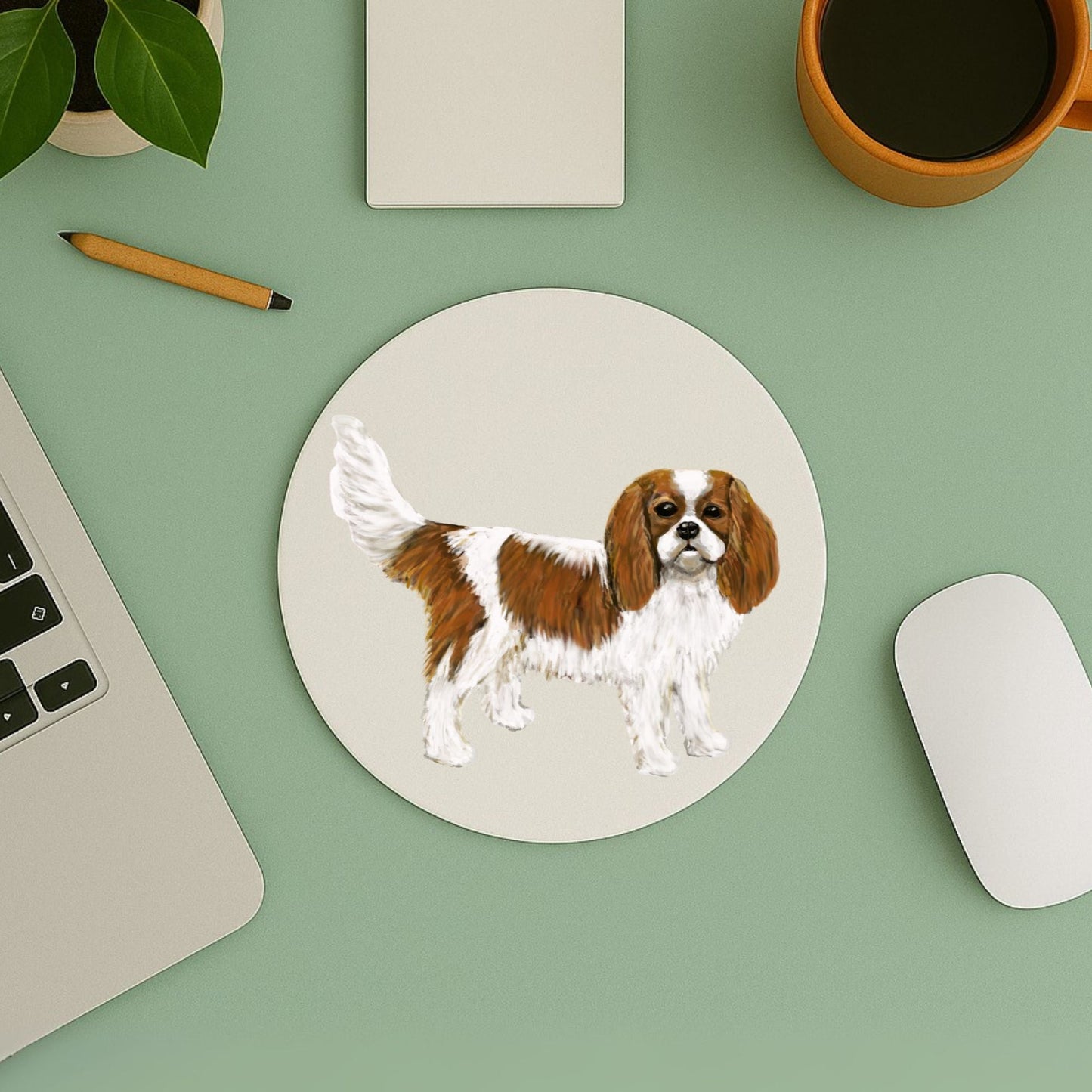 Cavalier King Charles Spaniel Mousepad - MerikaArt