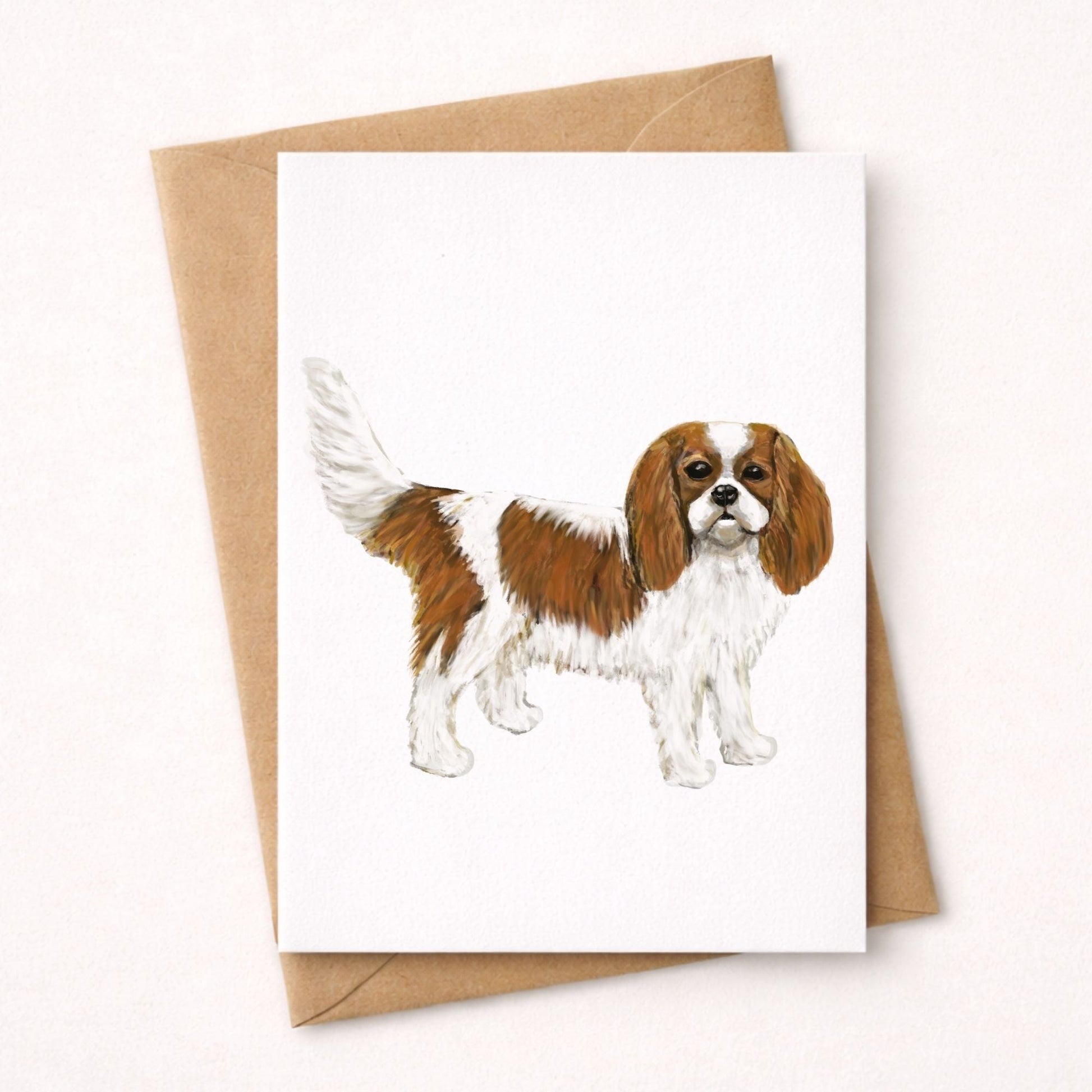 Cavalier King Charles Spaniel Postcard - MerikaArt
