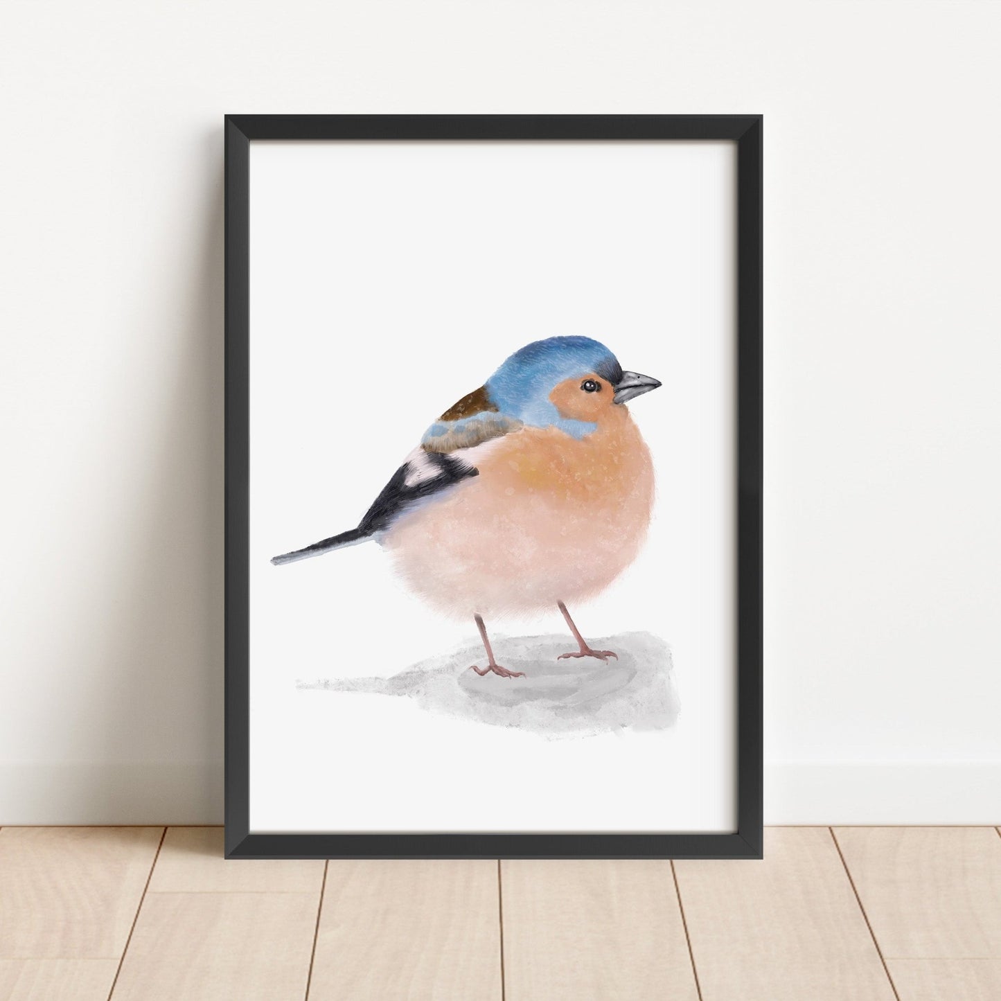 Chaffinch Art Print – Soft and Vibrant Bird Decor - MerikaArt