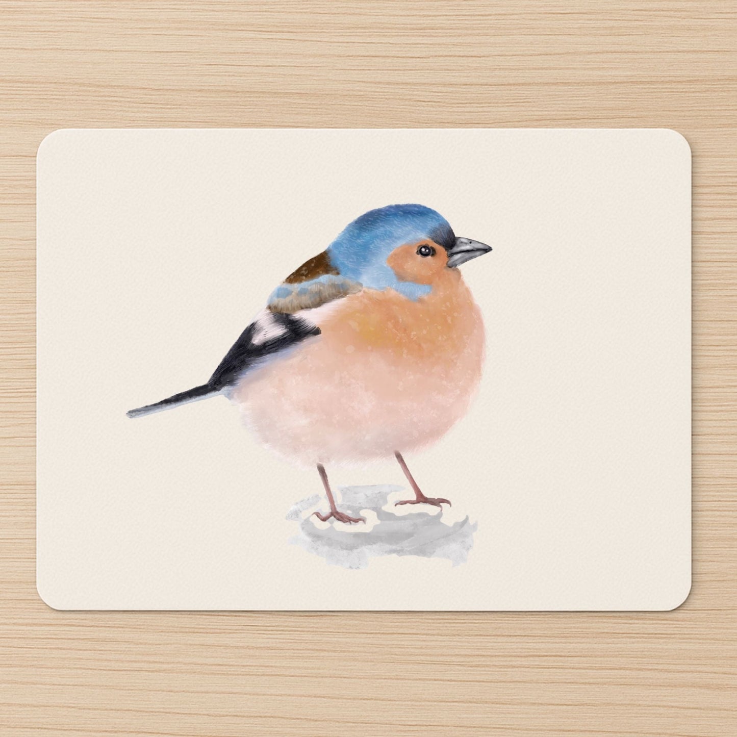 Chaffinch Bird Mousepad - MerikaArt
