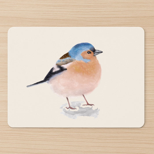 Chaffinch Bird Mousepad - MerikaArt