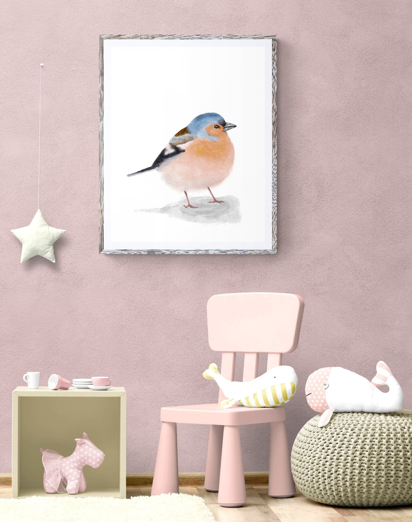 Chaffinch Bird Print - MerikaArt