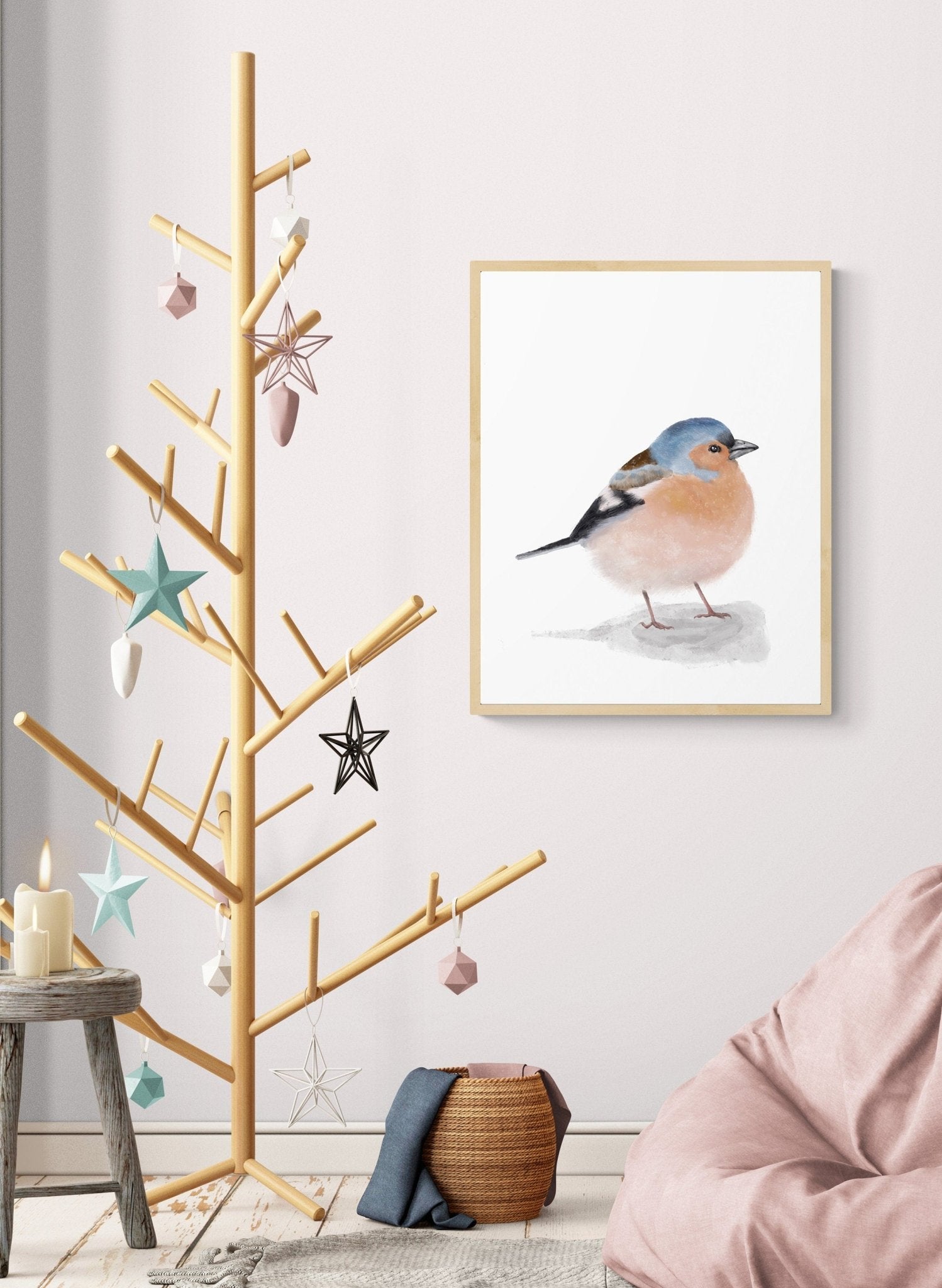 Chaffinch Bird Print - MerikaArt