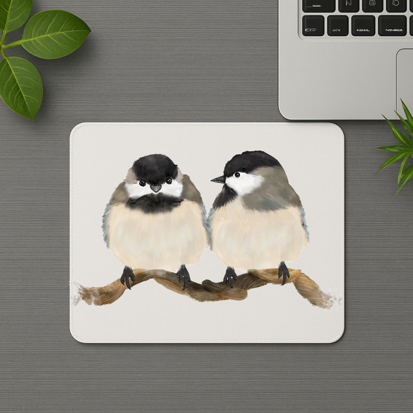 Chickadee Mousepad - MerikaArt