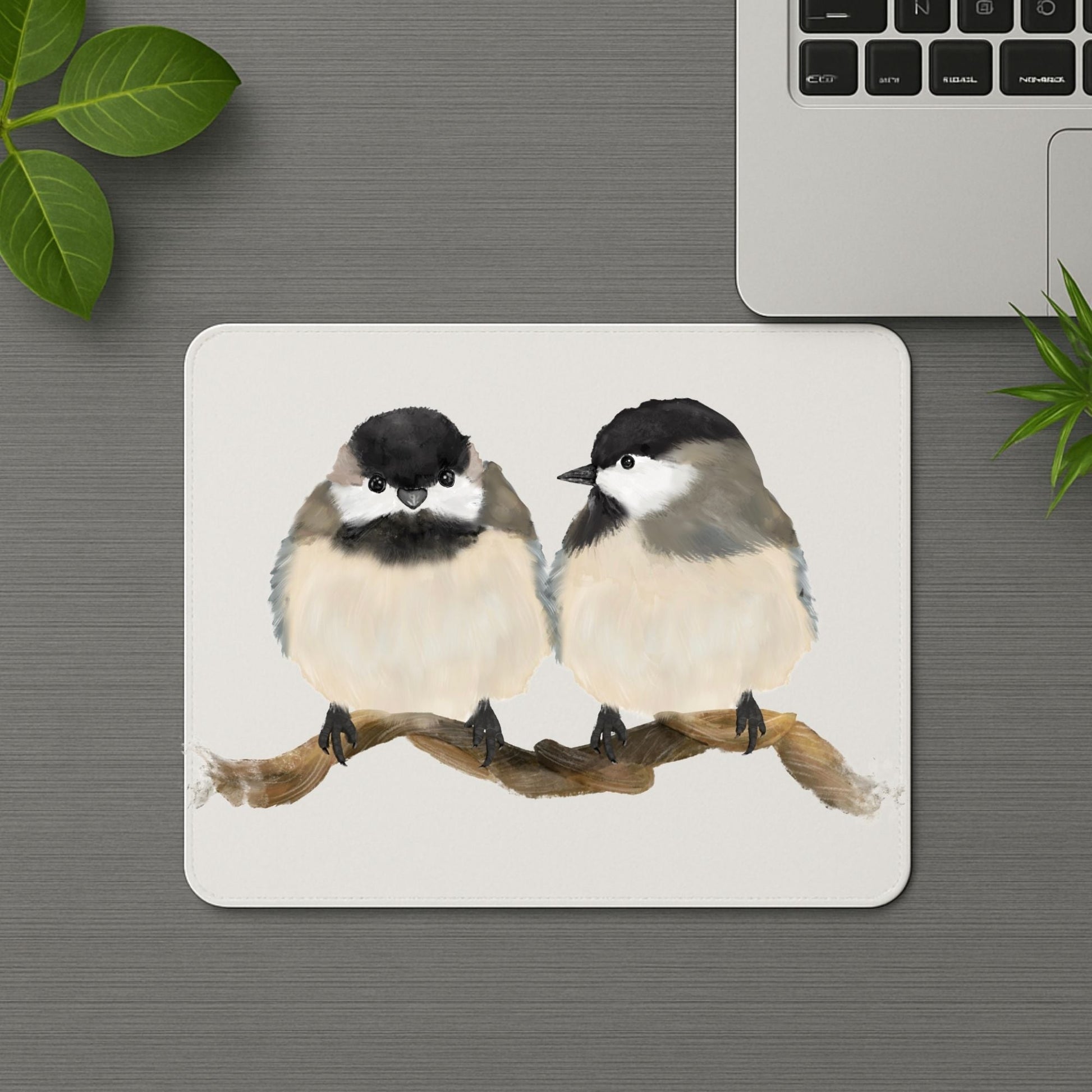 Chickadee Mousepad - MerikaArt