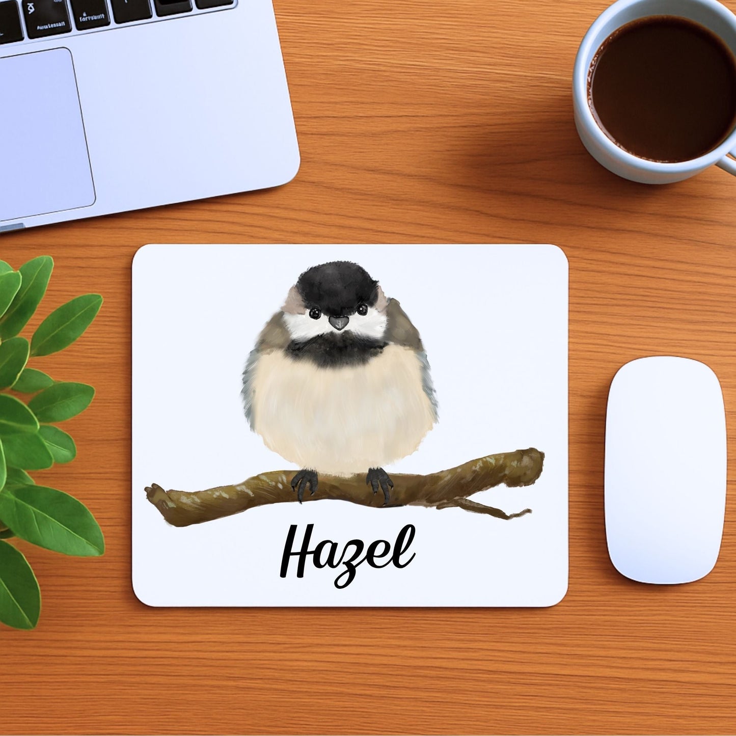 Chickadee Mousepad - MerikaArt