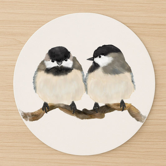 Chickadee Mousepad - MerikaArt