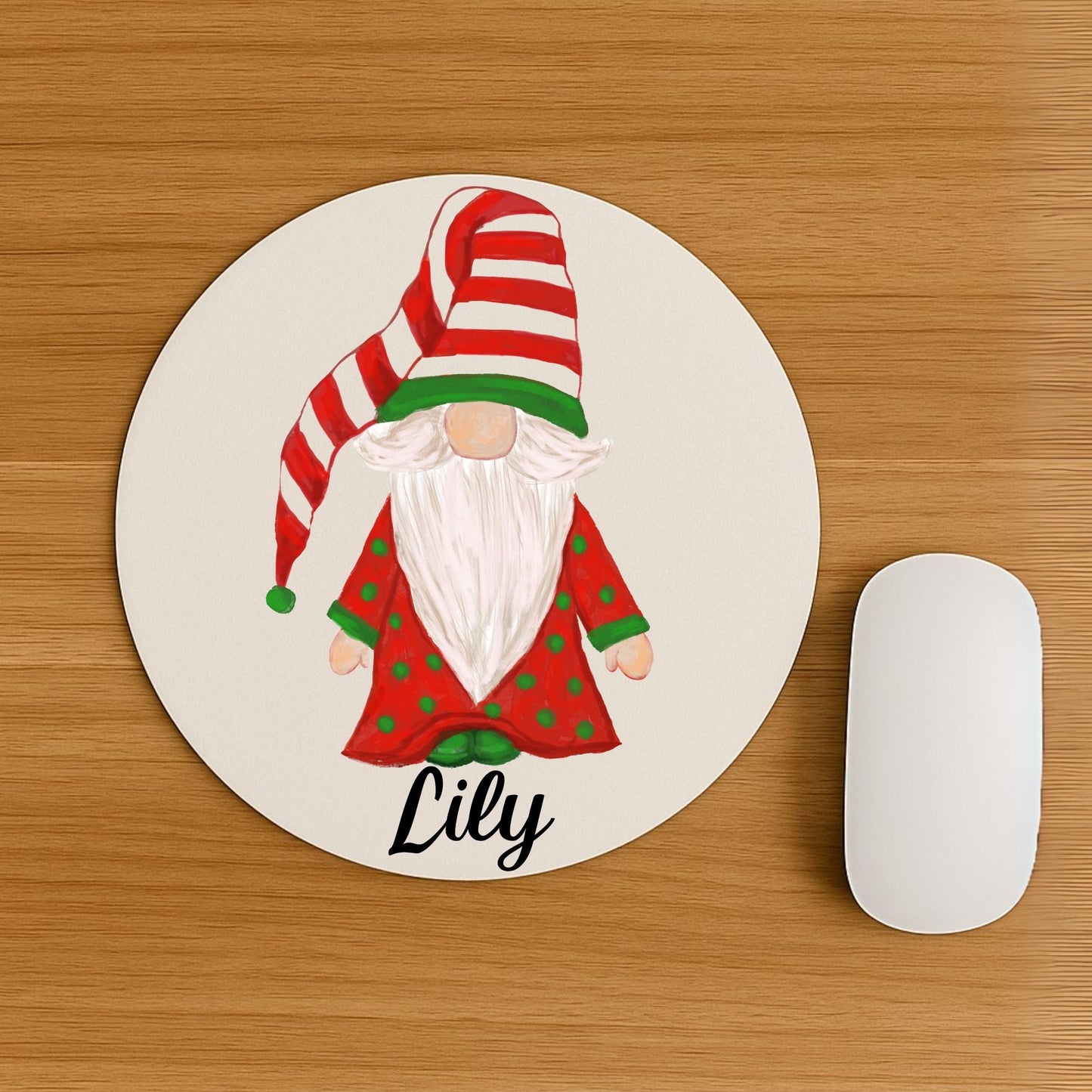 Christmas Gnome Mousepad - MerikaArt