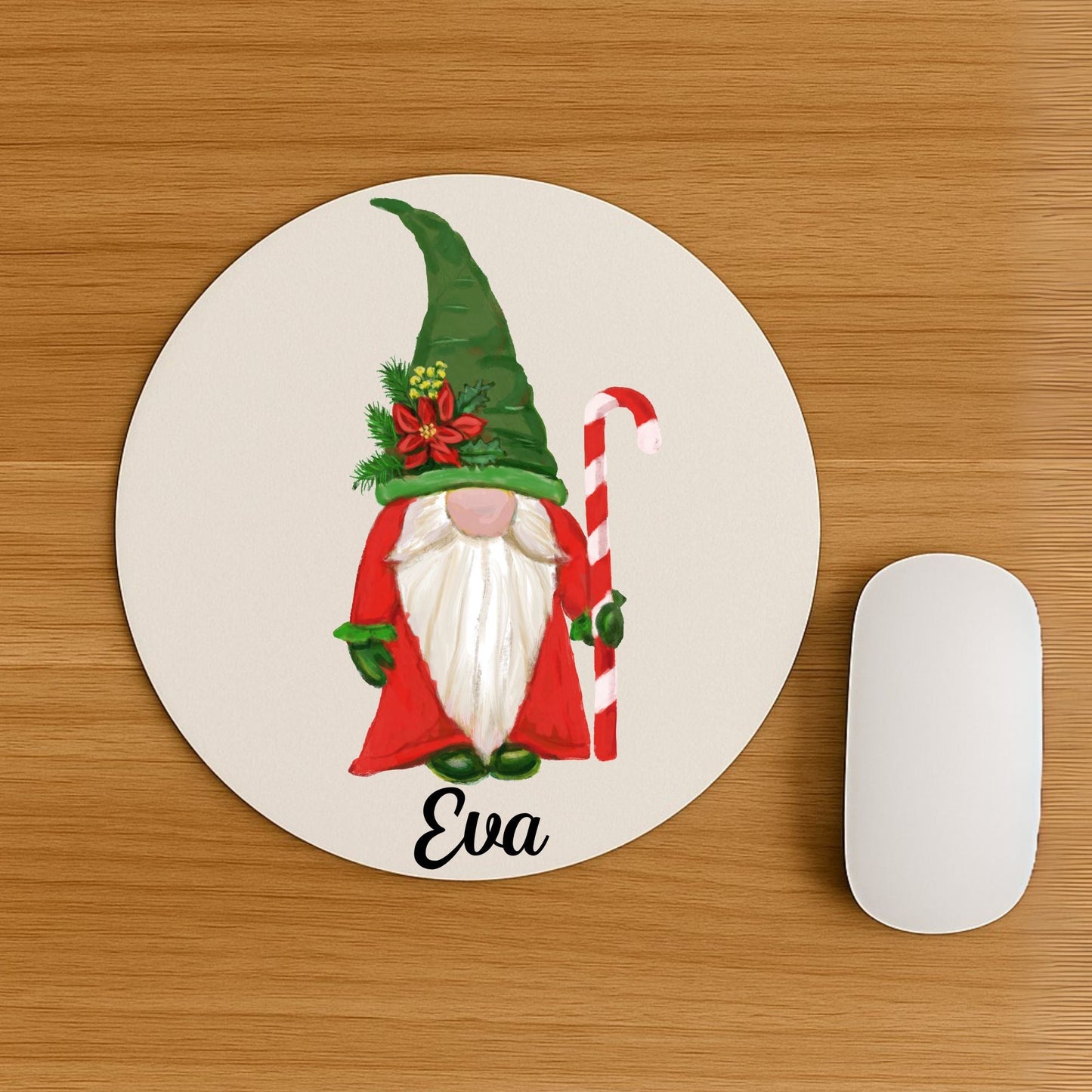 Christmas Gnome Mousepad - MerikaArt