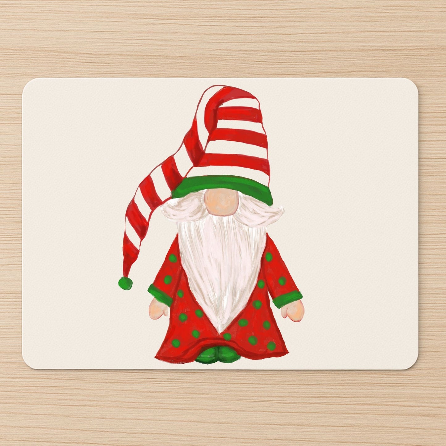 Christmas Gnome Mousepad - MerikaArt