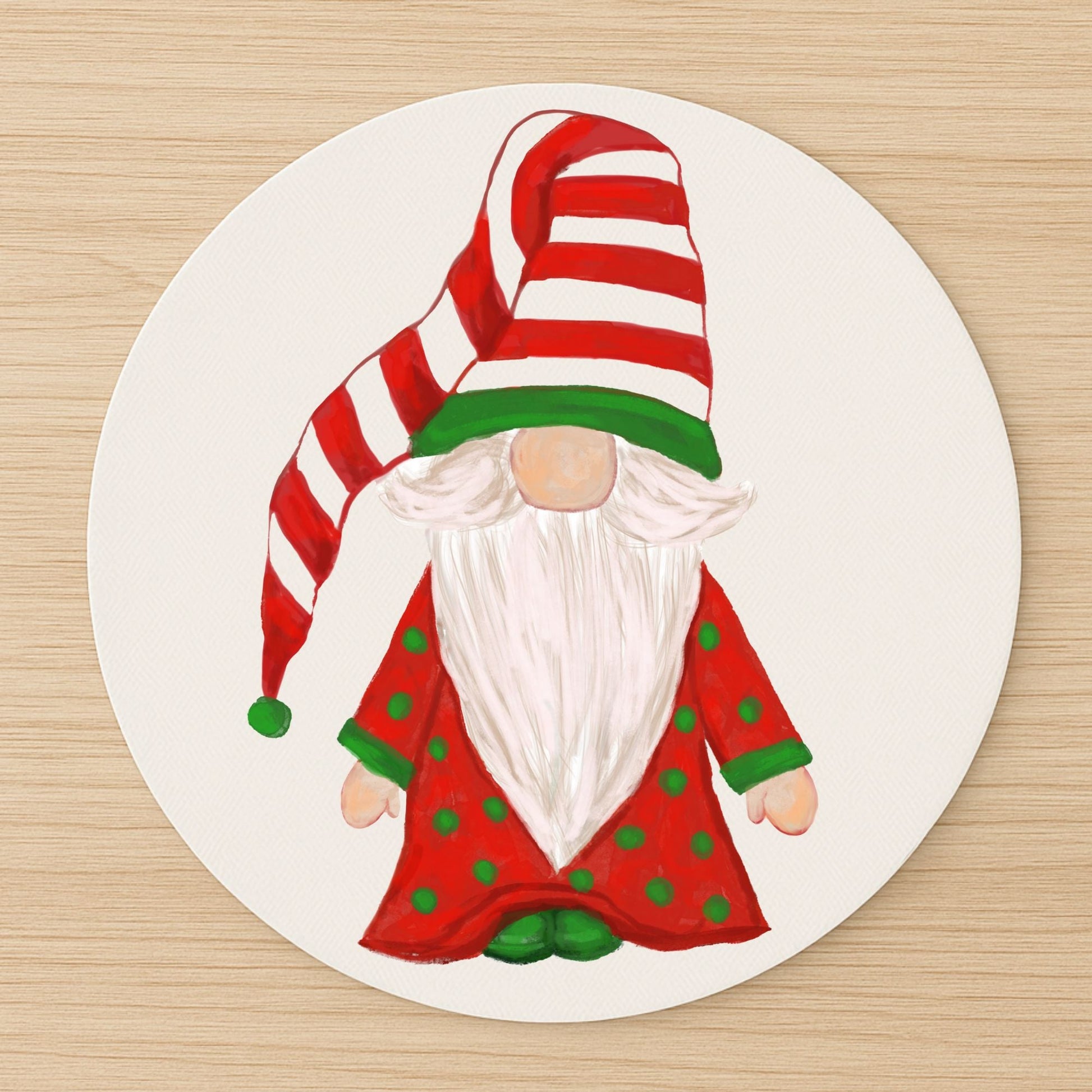 Christmas Gnome Mousepad - MerikaArt