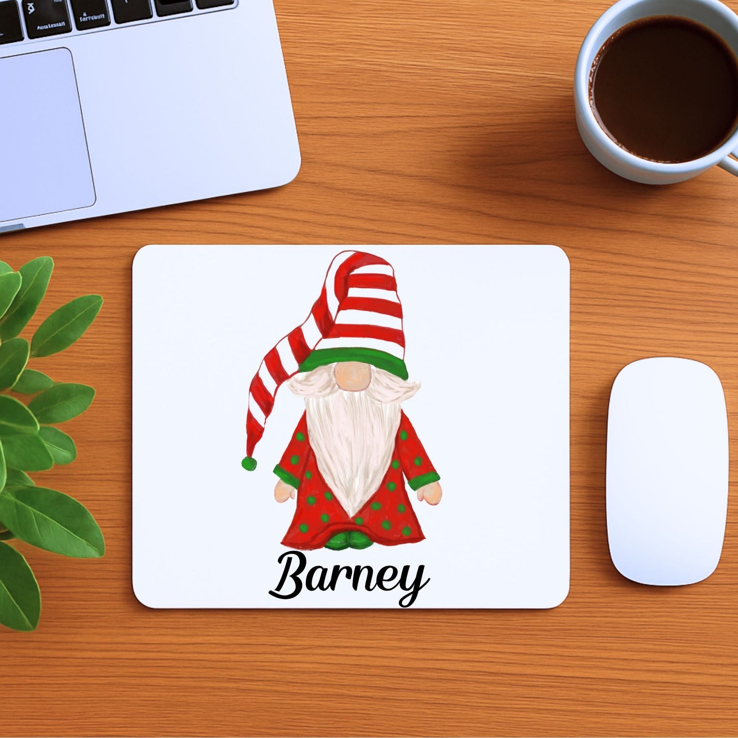Christmas Gnome Mousepad - MerikaArt