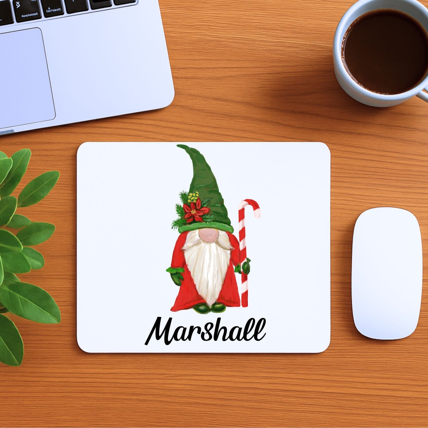 Christmas Gnome Mousepad - MerikaArt
